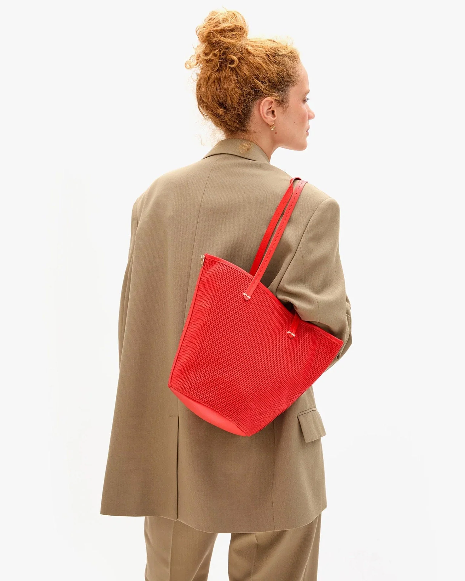 Choupette - Diamond Perf in Bright Poppy - Image 4