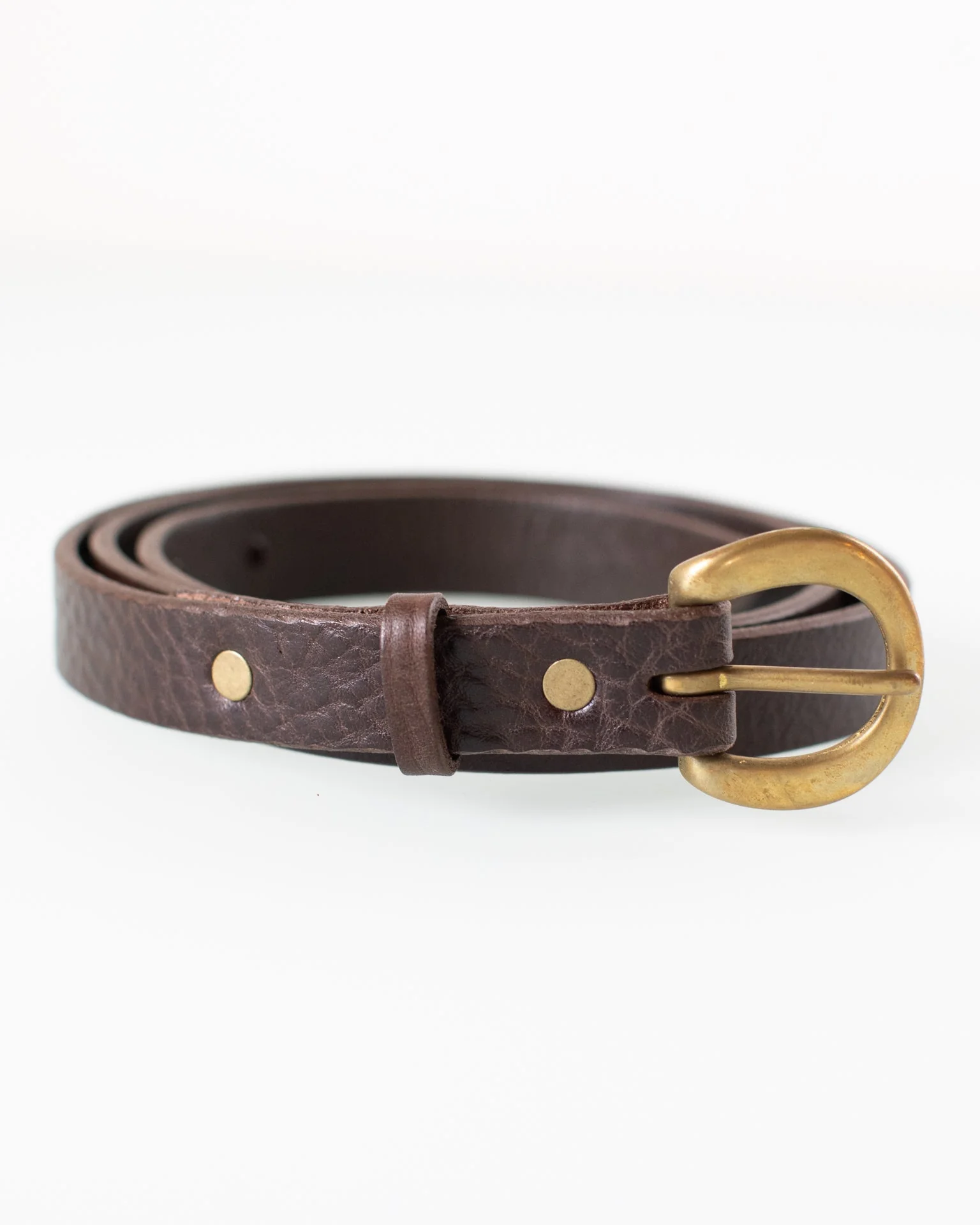 CL 3/4 inch Belt in Smoke/Brass