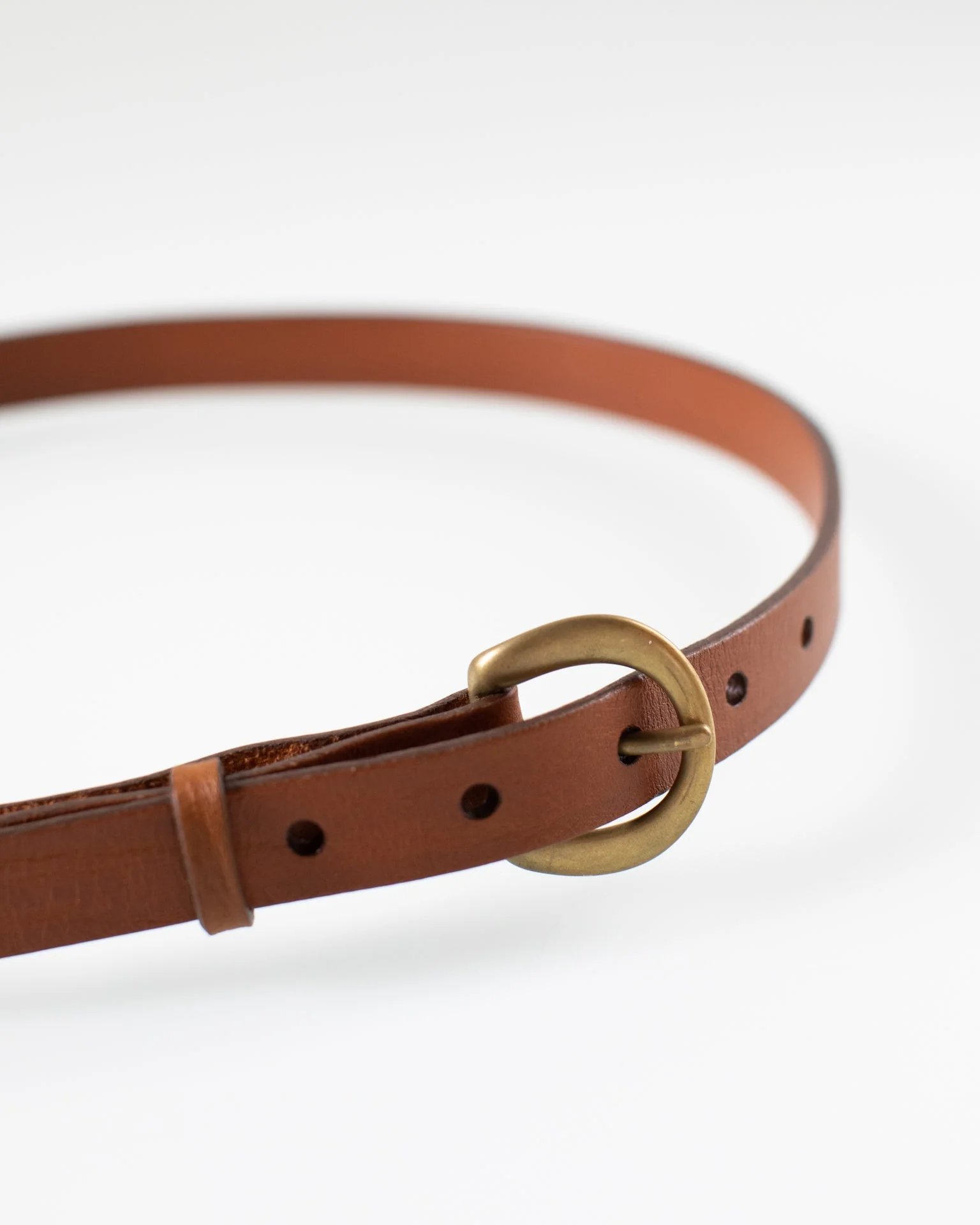 CL 3/4 inch Belt in Tobacco/Brass - Image 4
