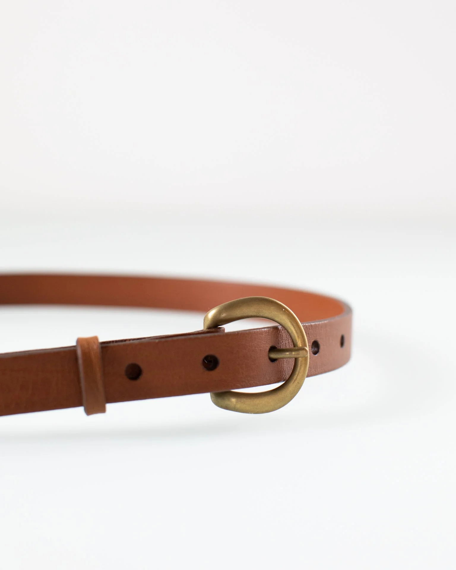 CL 3/4 inch Belt in Tobacco/Brass - Image 5