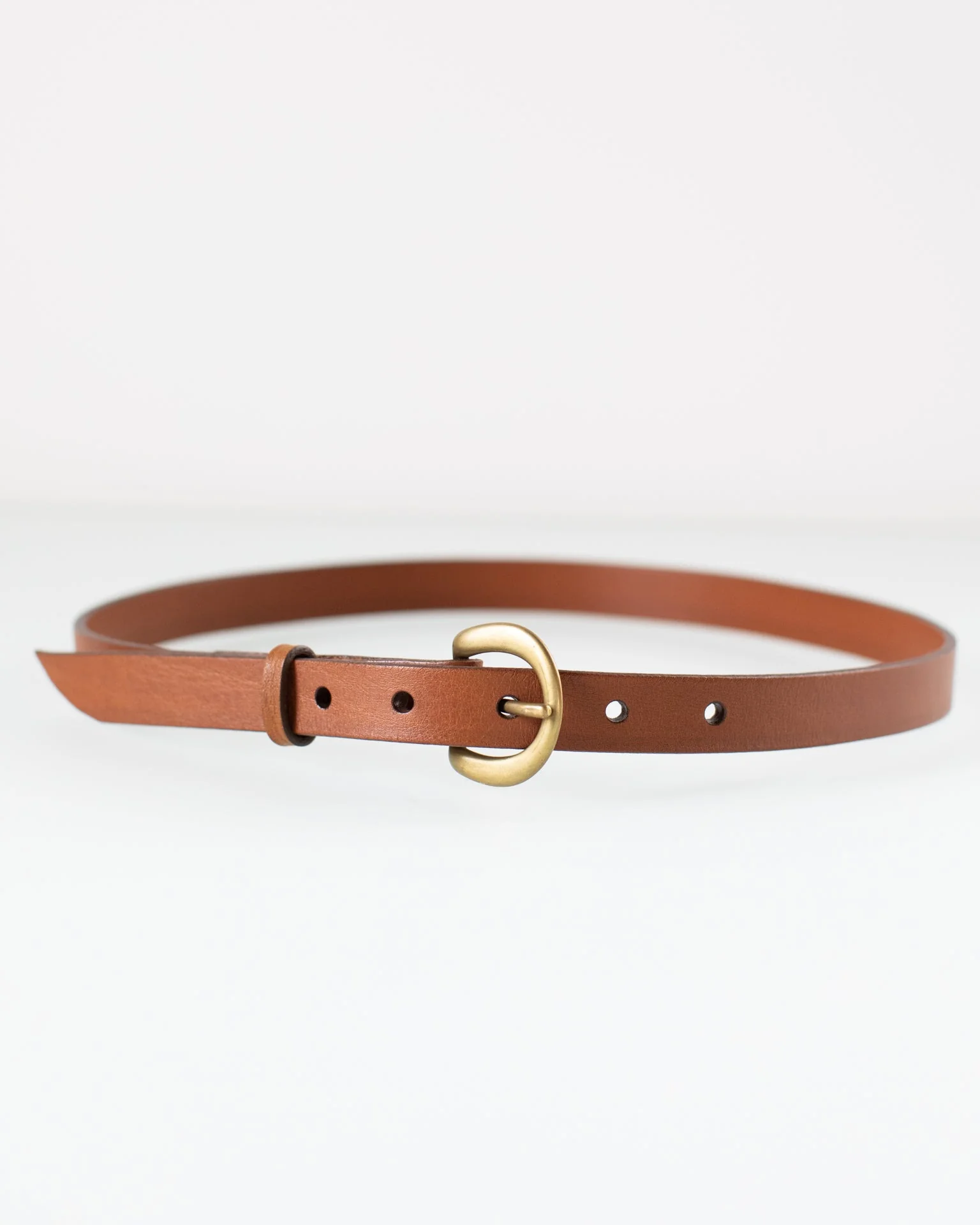 CL 3/4 inch Belt in Tobacco/Brass - Image 6