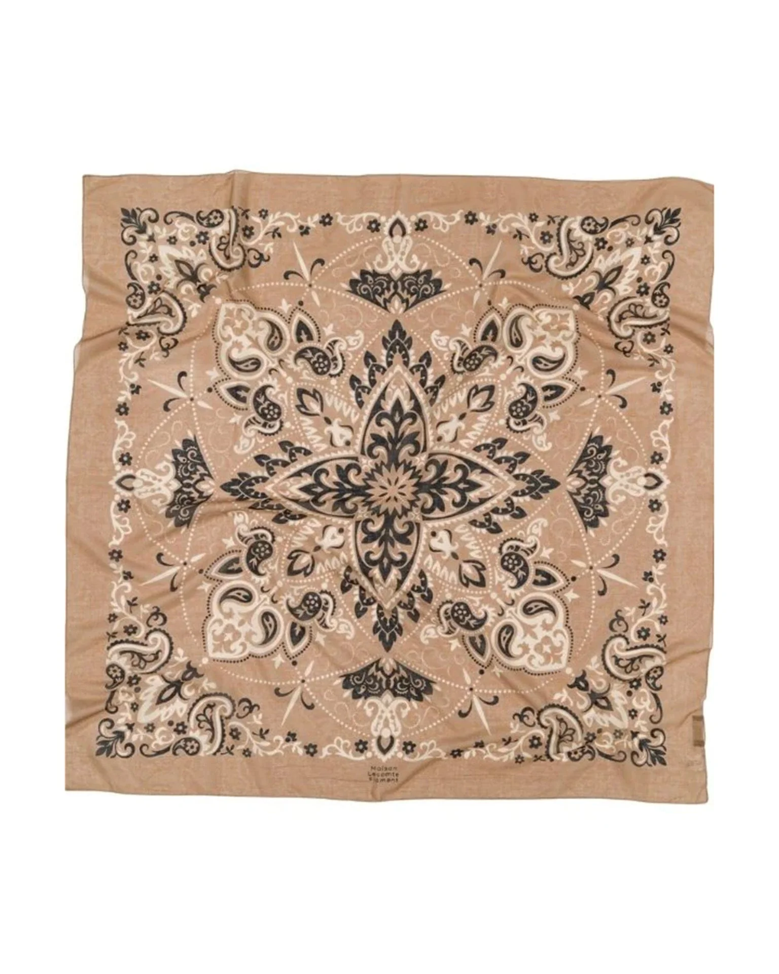 Classic Cotton Bandana in Natural - Image 2