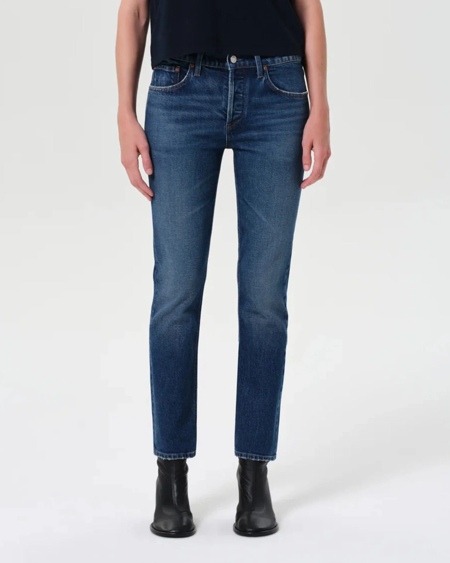Cocktail Ankle Jean in Outline