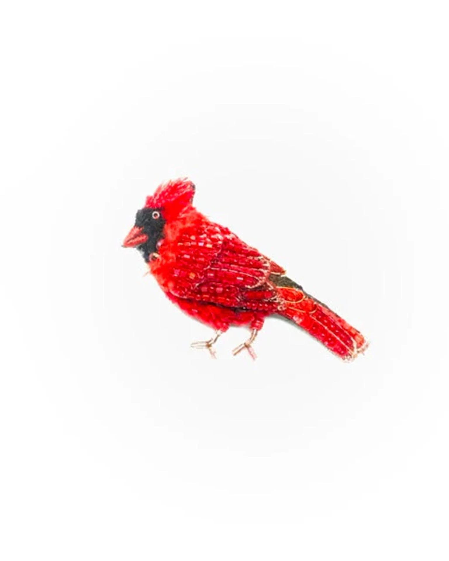 Common Cardinal Brooch Pin