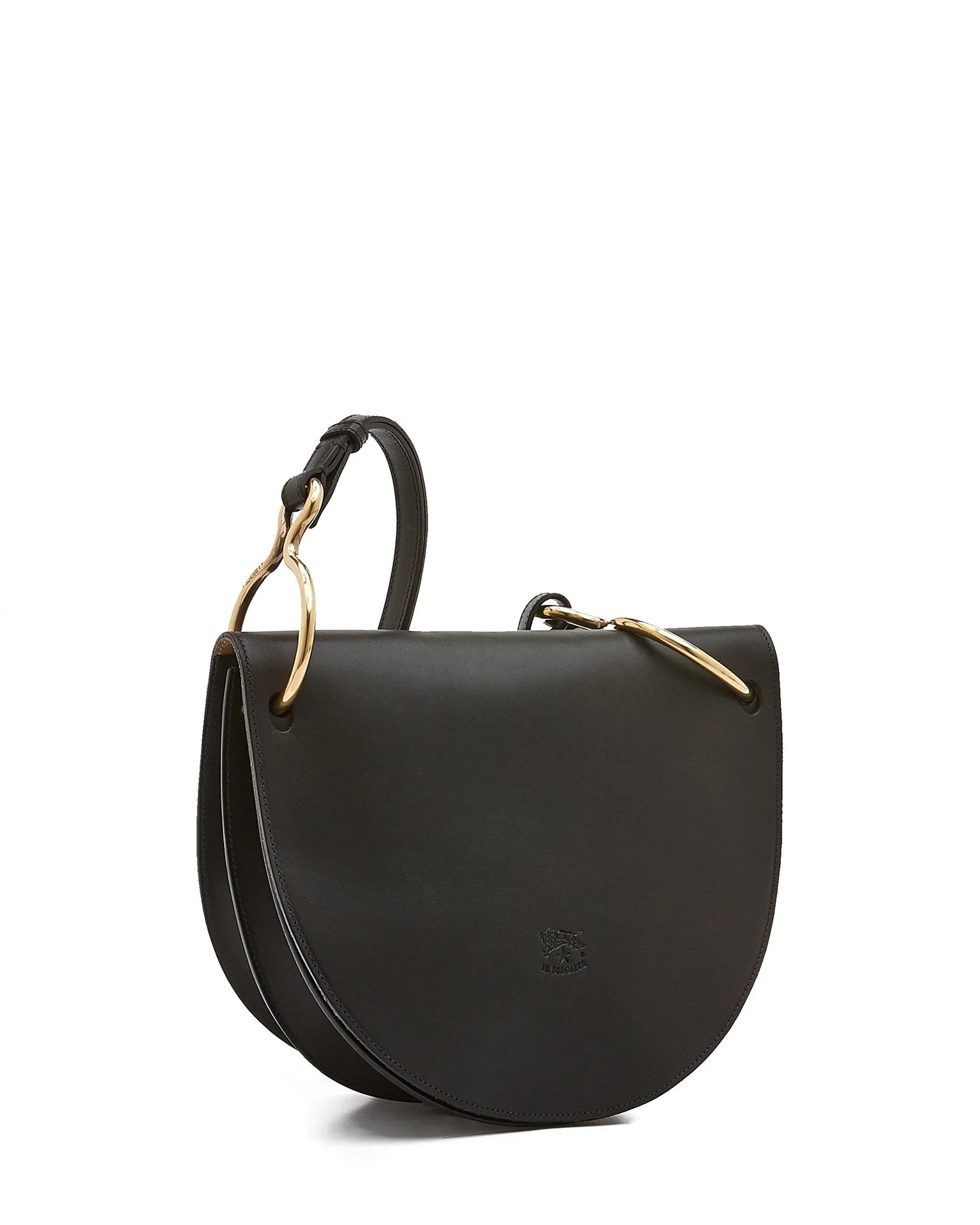 Consuelo Crossbody in Nero w/ Gold Ester Hardware - Image 3