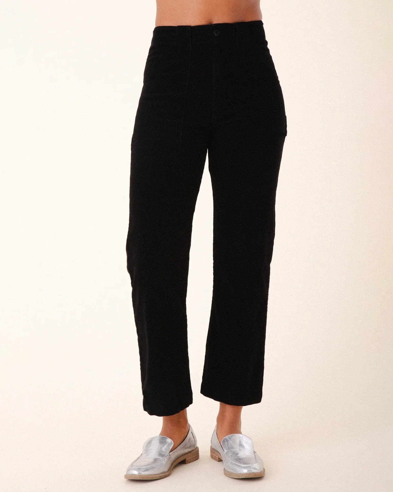 Corduroy Carpenter Pant in Black