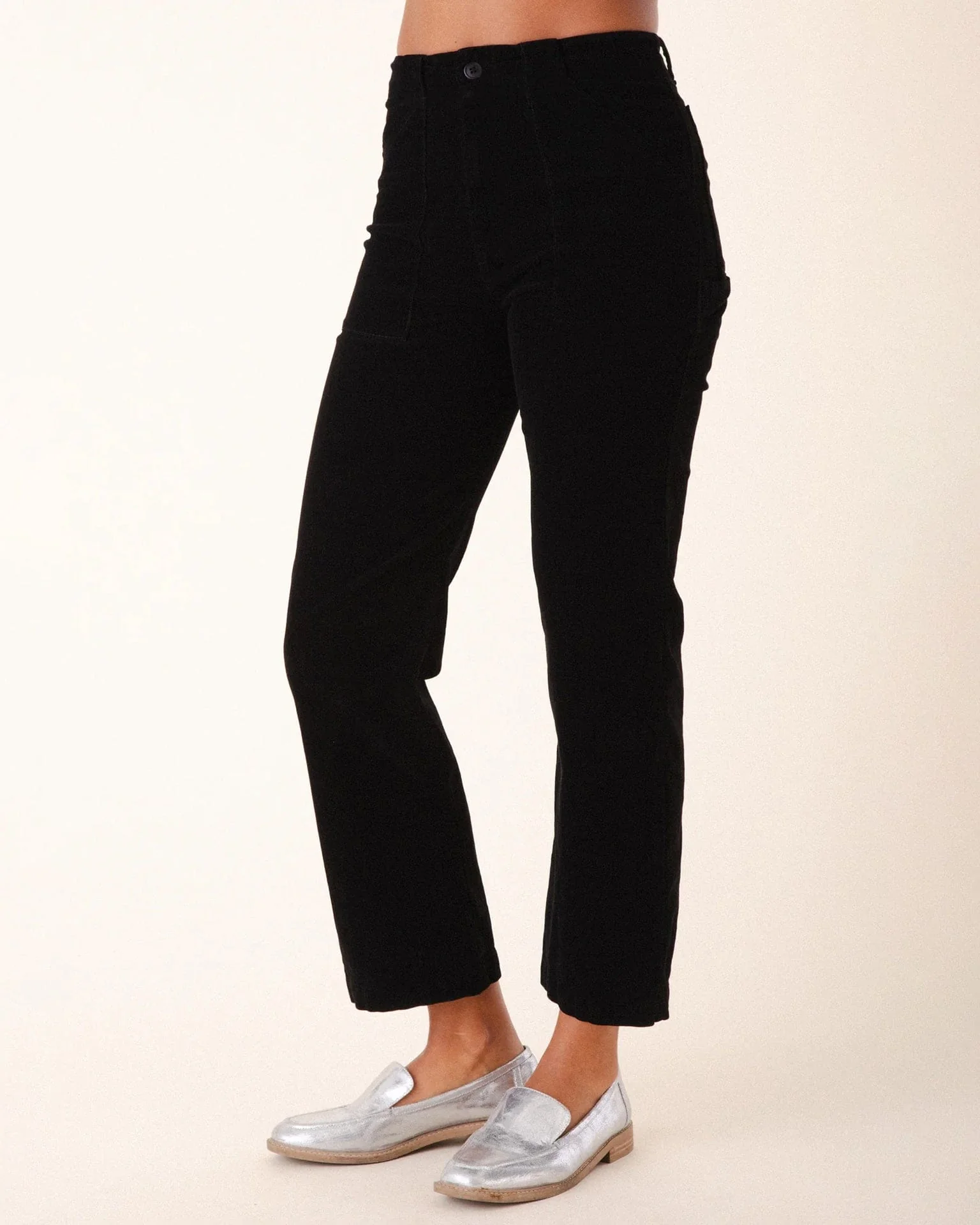 Corduroy Carpenter Pant in Black - Image 2
