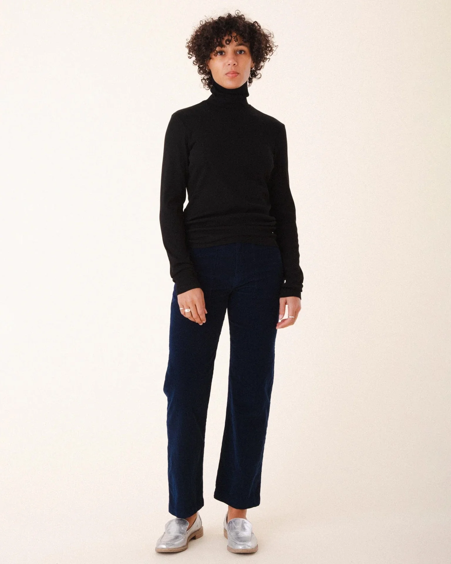 Corduroy Carpenter Pant in Midnight - Image 2
