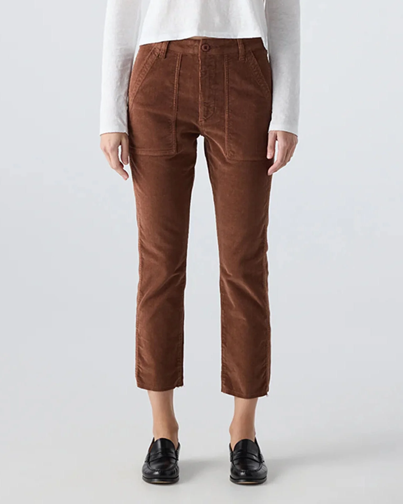 Corduroy Easy Army Trouser in Cocoa