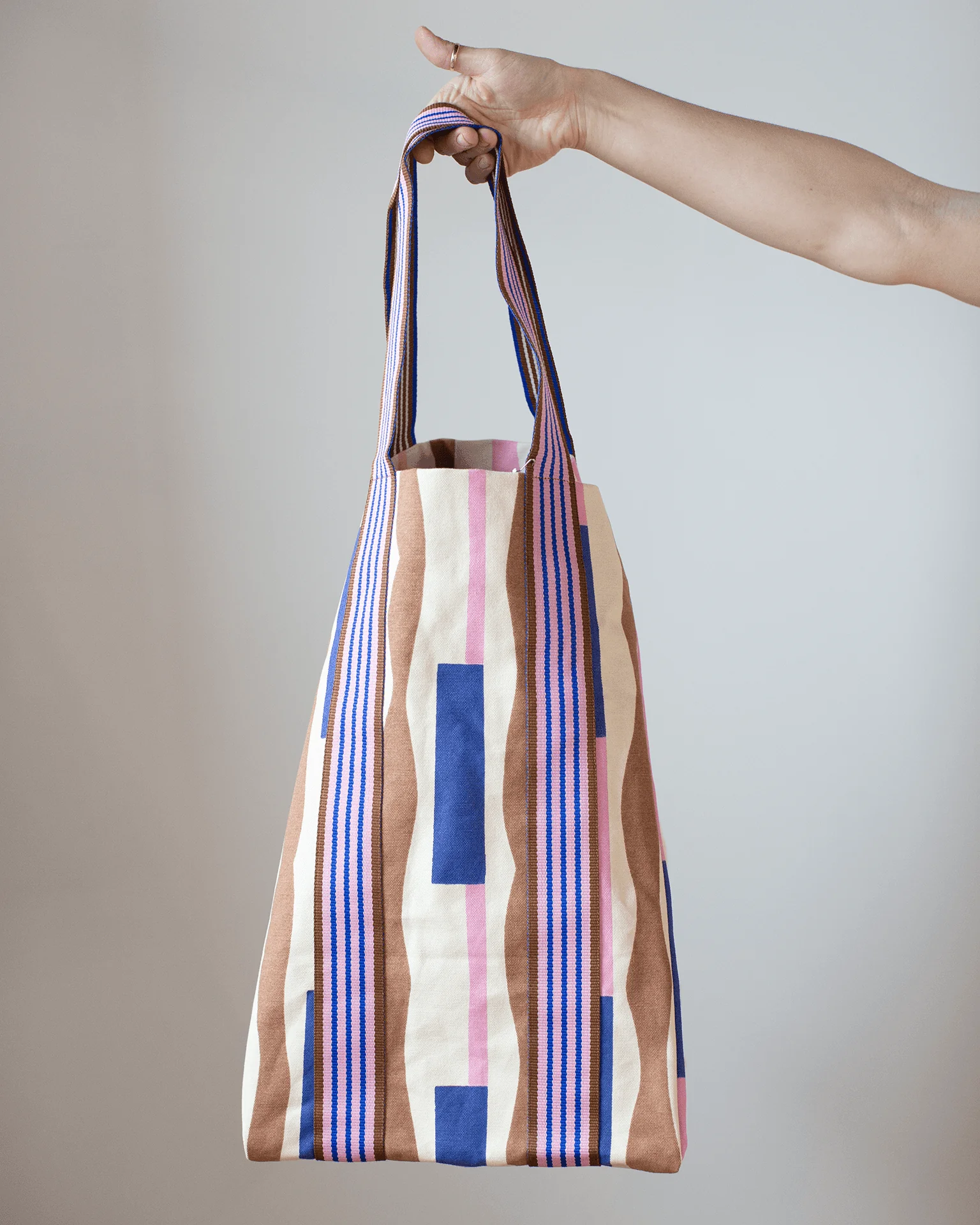 Cotton Bag in Lavender - Large - Image 3