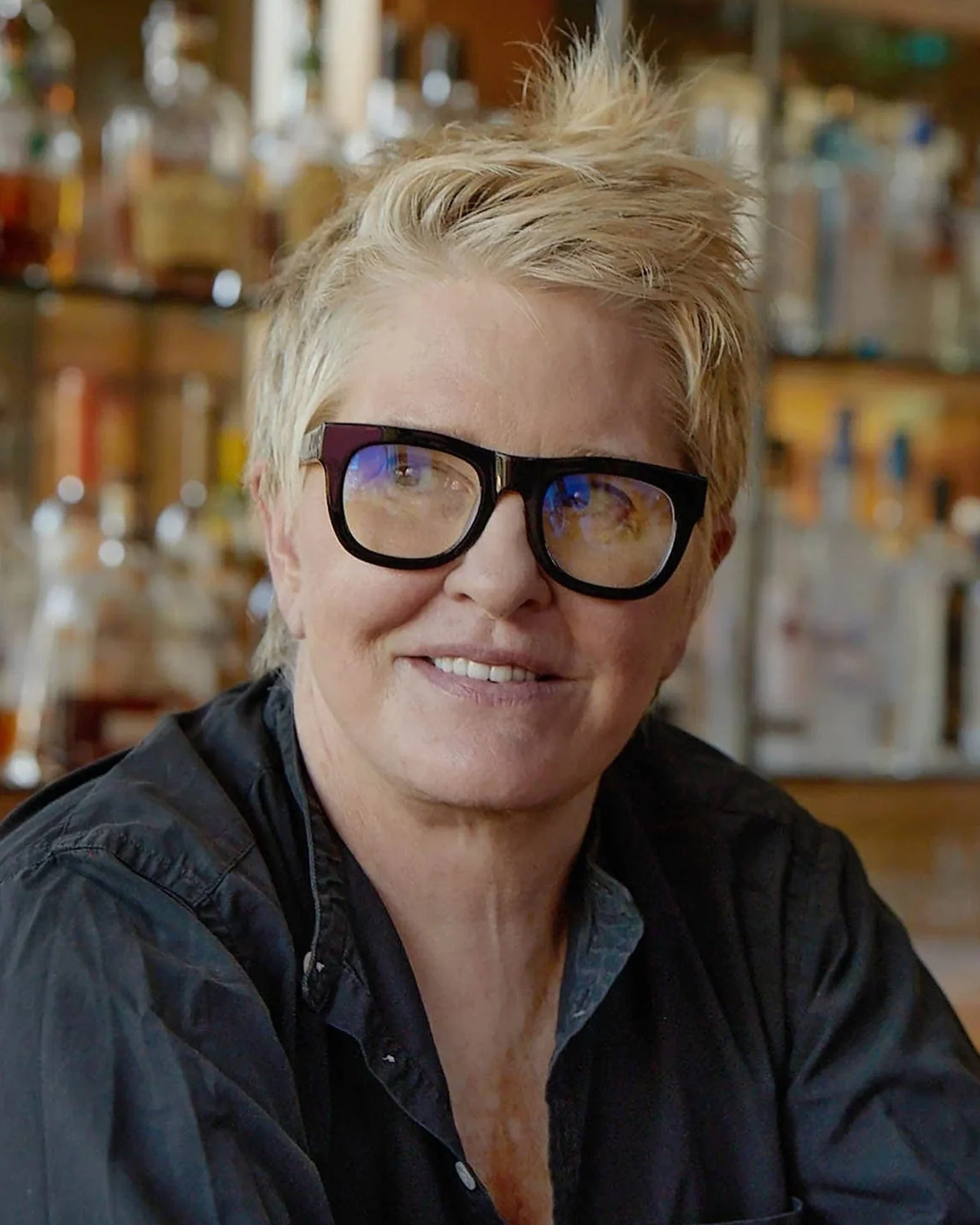 D28 Reading Glasses in Gloss Black & Vodka - Image 2