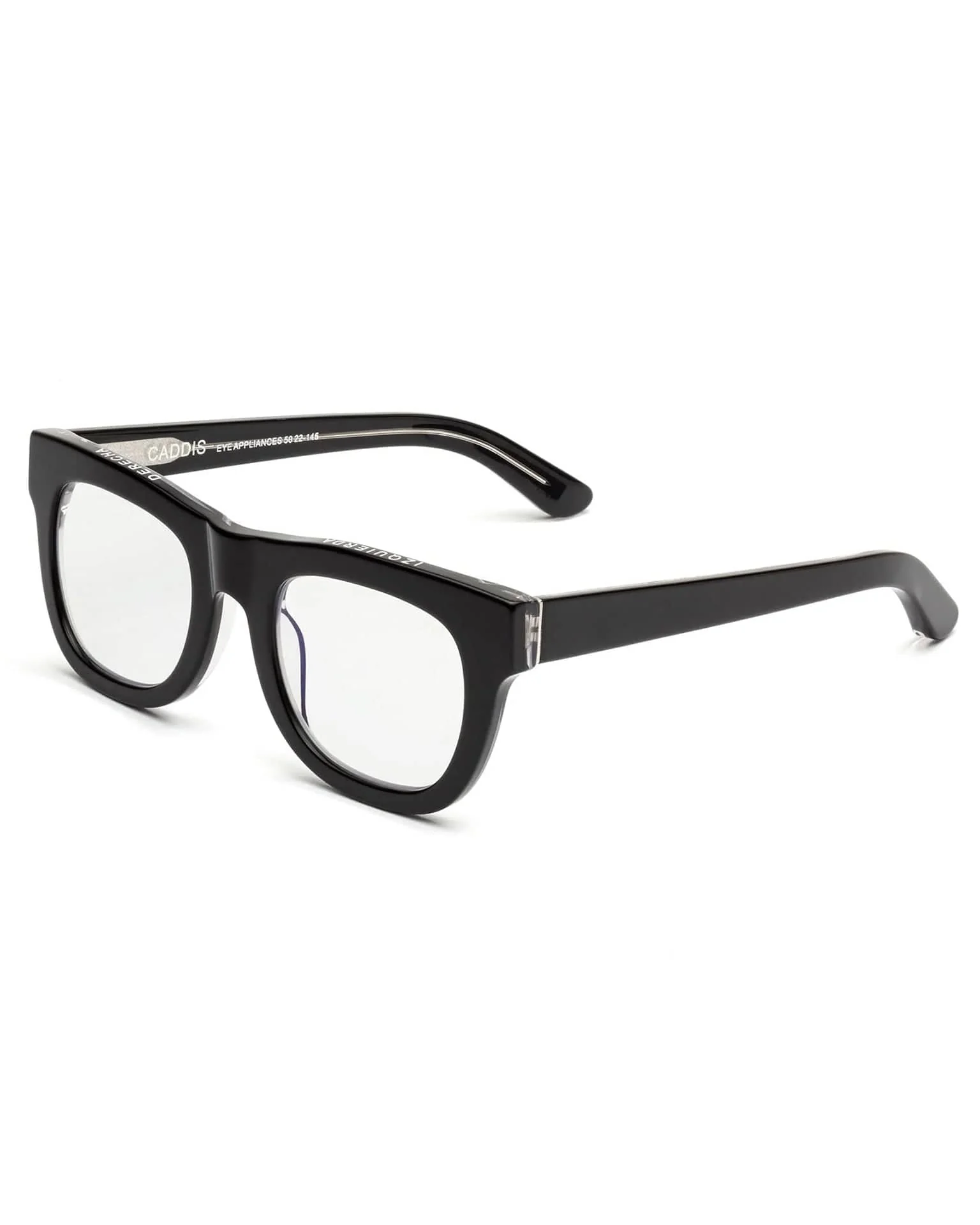 D28 Reading Glasses in Gloss Black & Vodka - Image 3