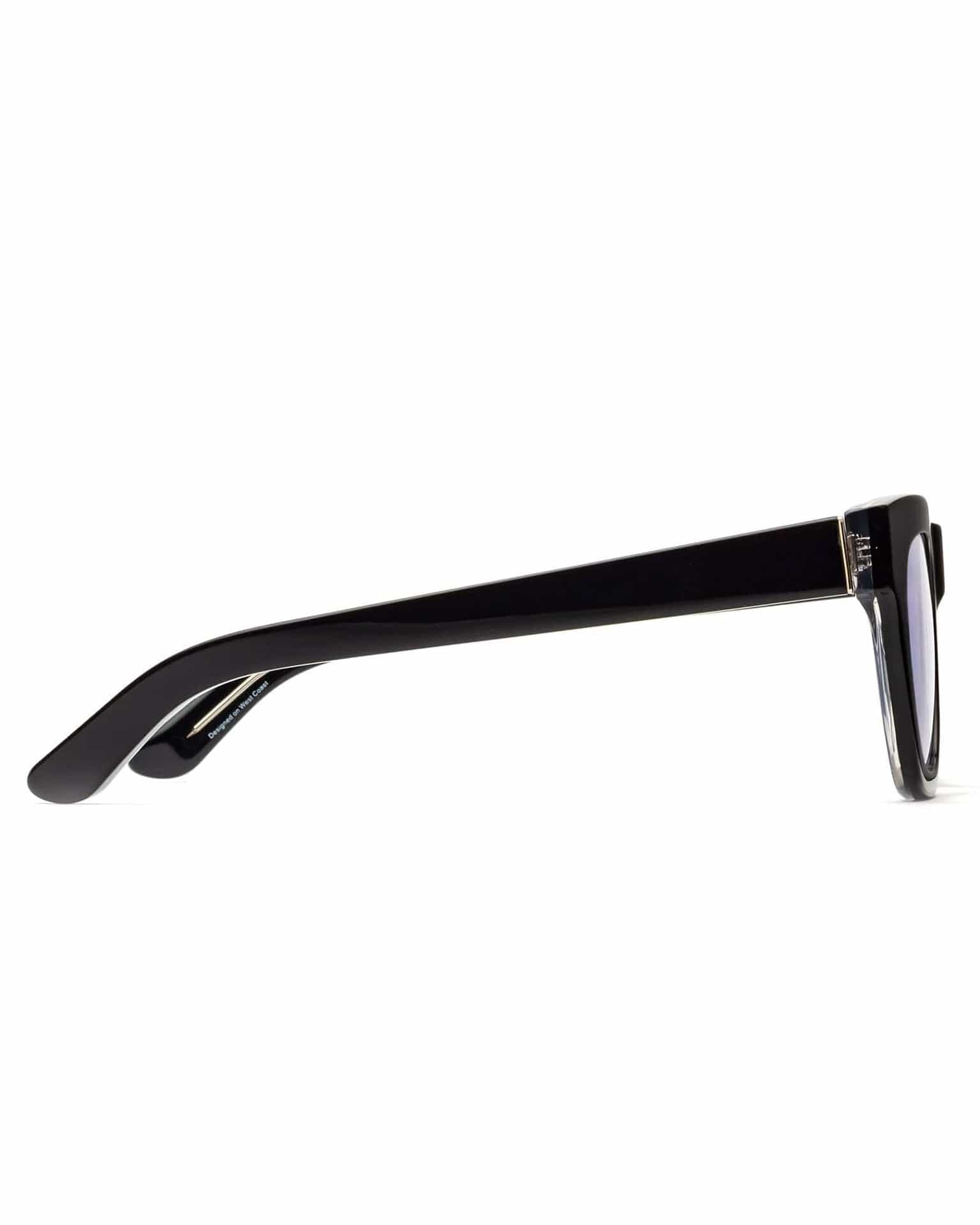 D28 Reading Glasses in Gloss Black & Vodka - Image 5