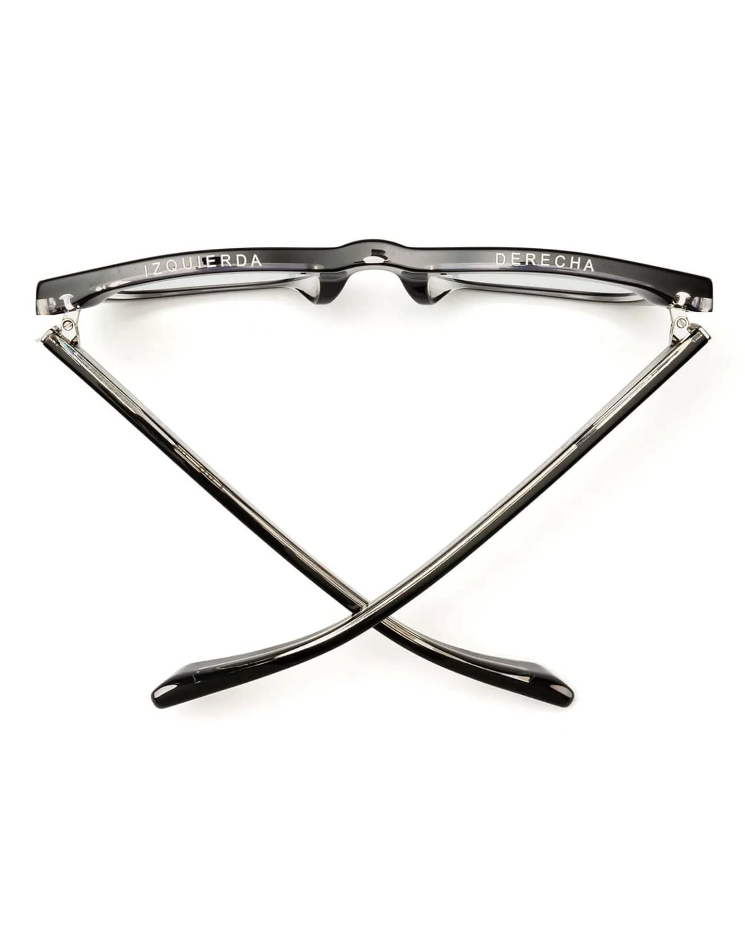D28 Reading Glasses in Gloss Black & Vodka - Image 6