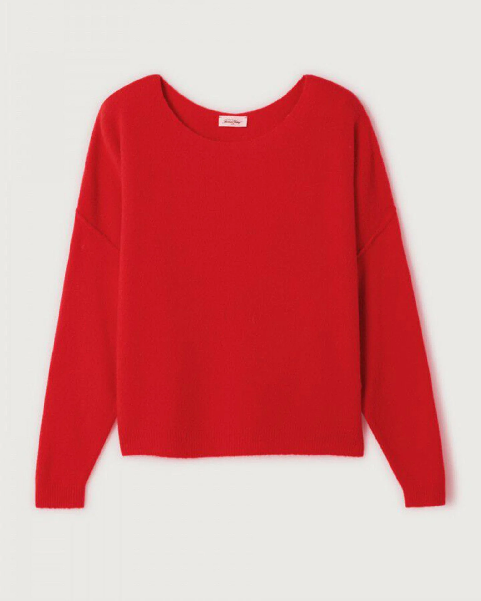 Damsville Boatneck Sweater in Fraise - Image 3