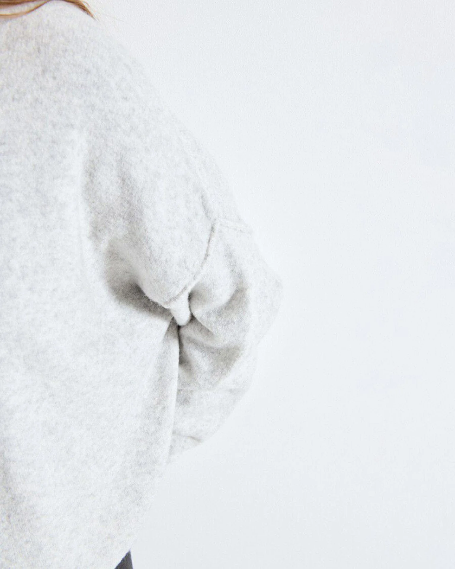 Damsville Boatneck Sweater in Gris Chine - Image 3