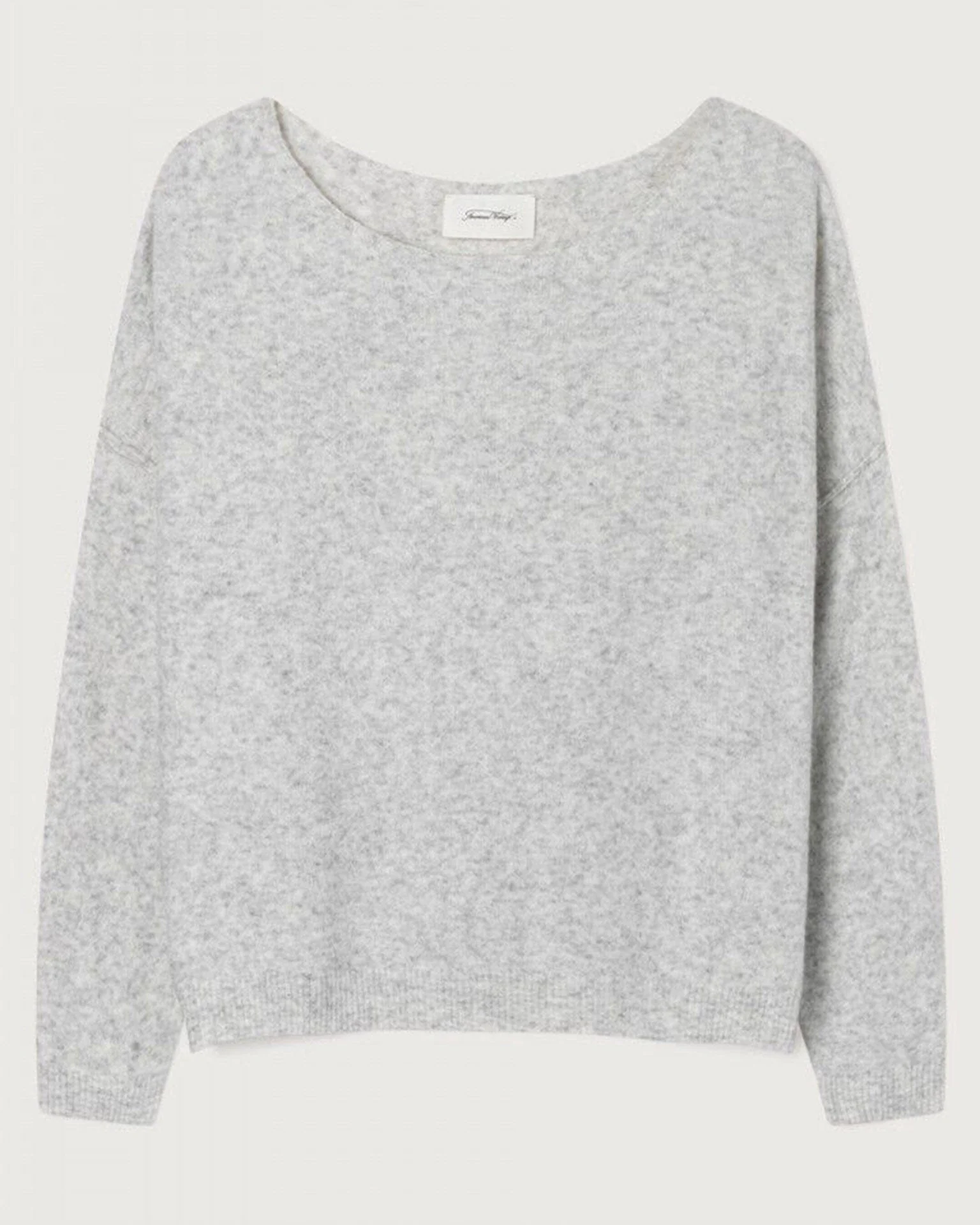 Damsville Boatneck Sweater in Gris Chine - Image 5