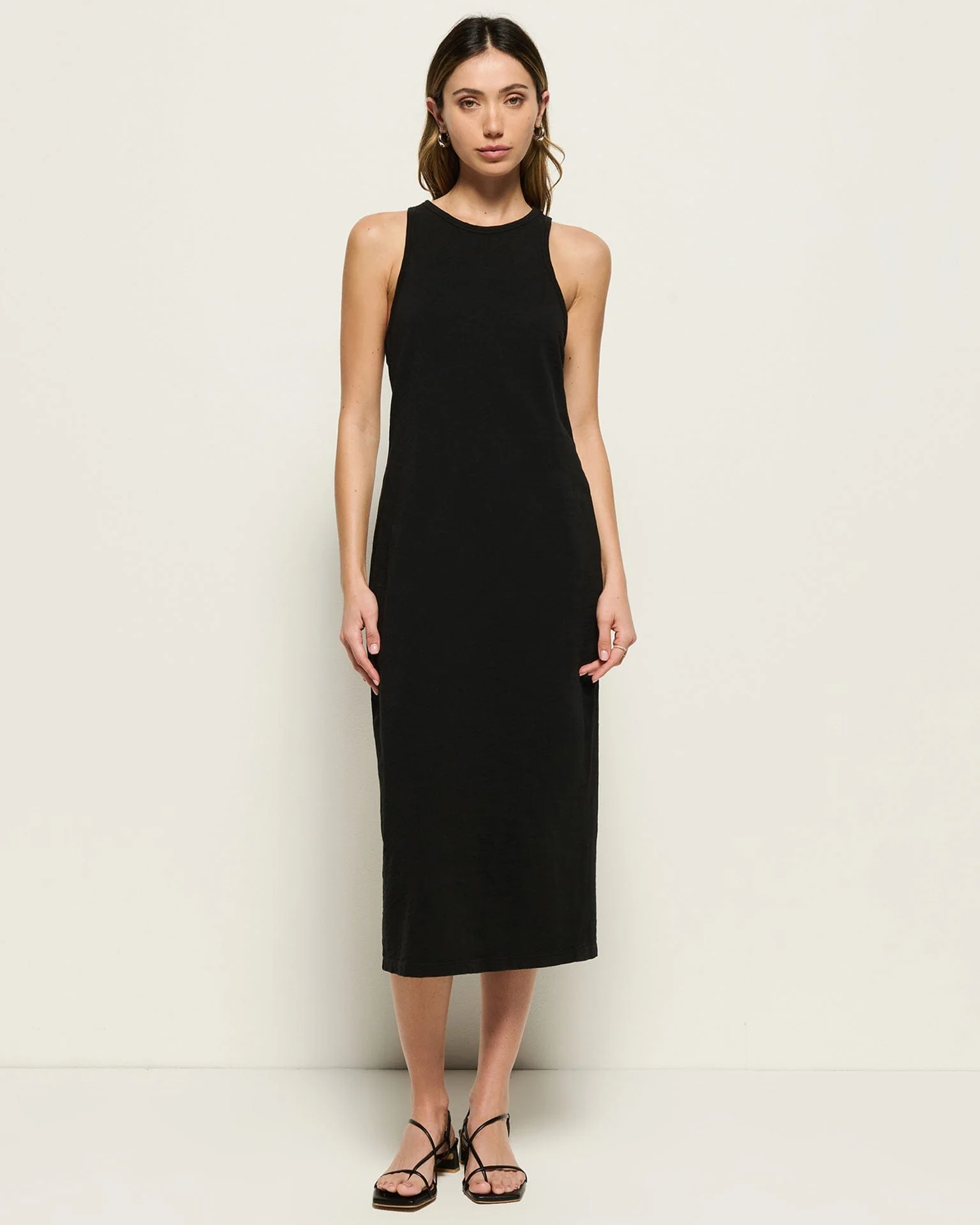 Dani Tank Dress in Jet Black