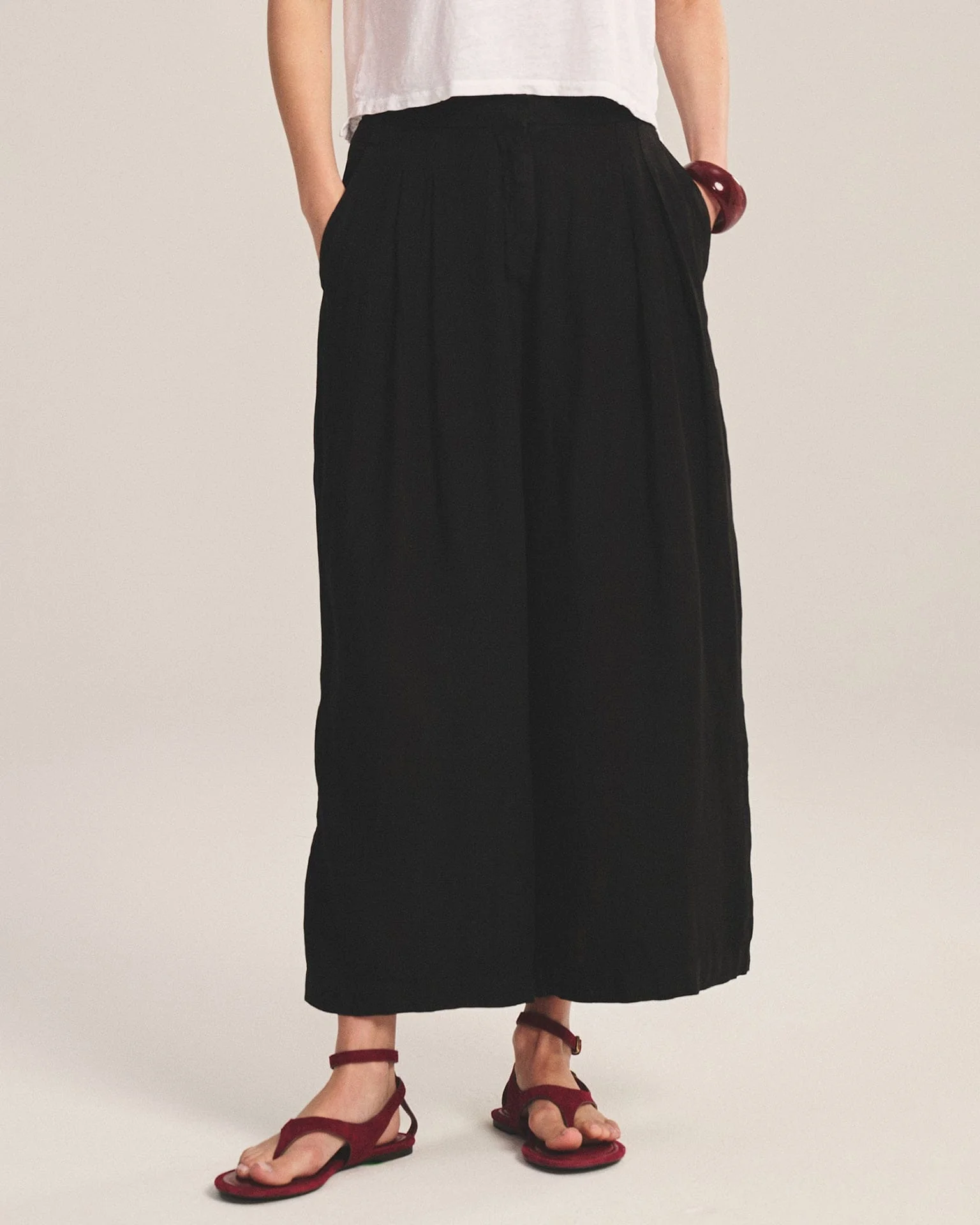 Danika Straight Leg Pant in Black