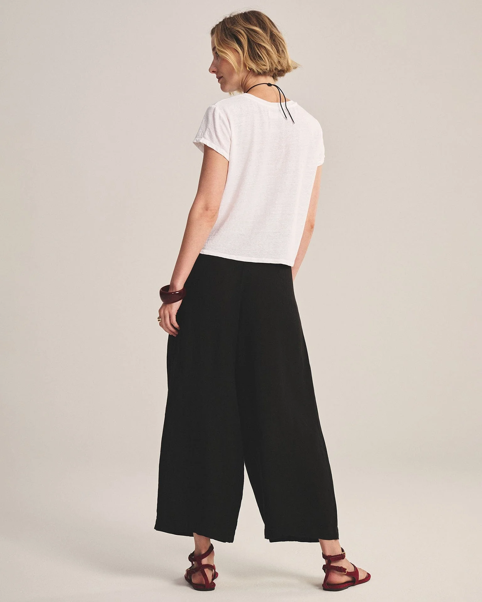 Danika Straight Leg Pant in Black - Image 4