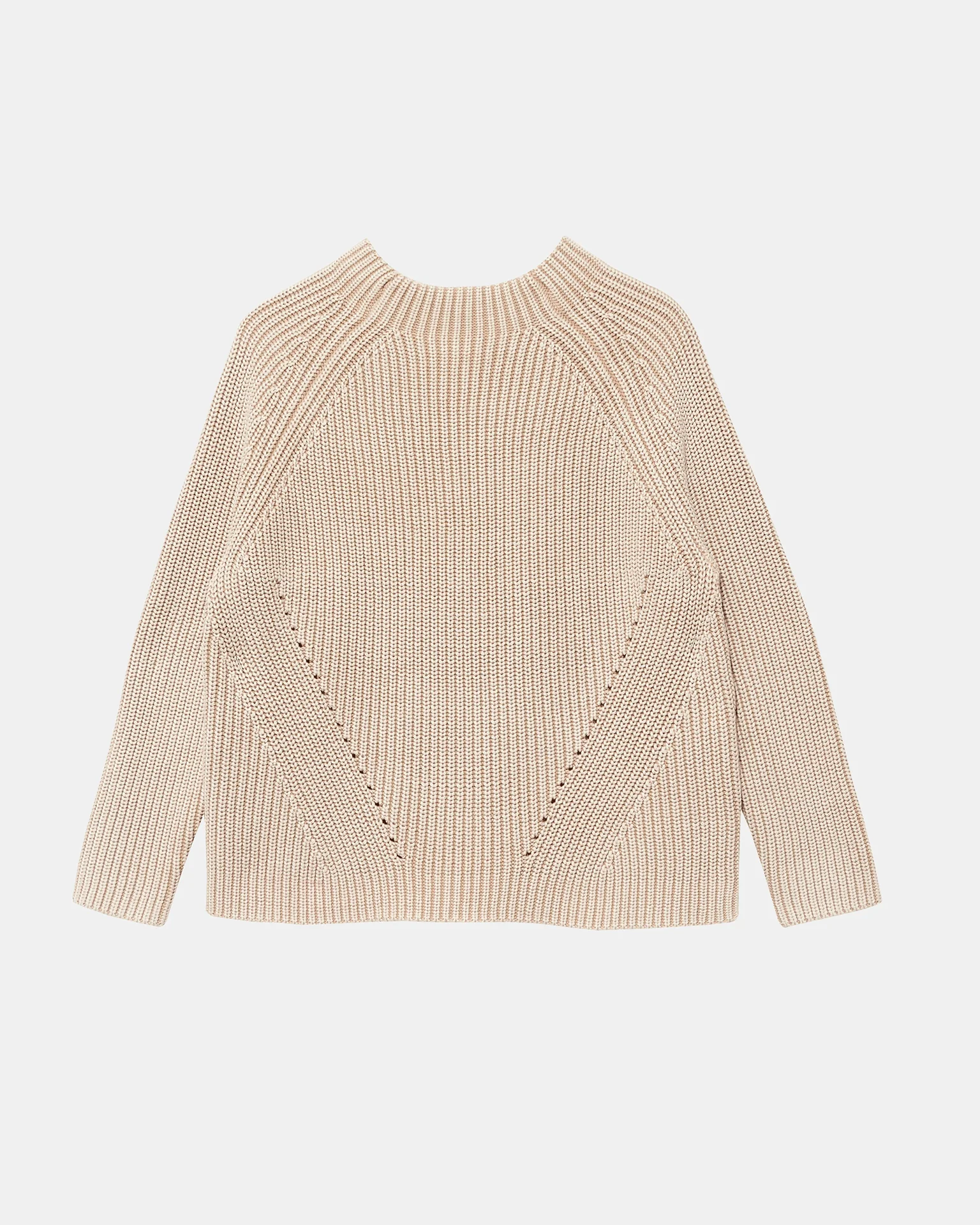 Daphne Washed Cotton Sweater in Sandstone - Image 3