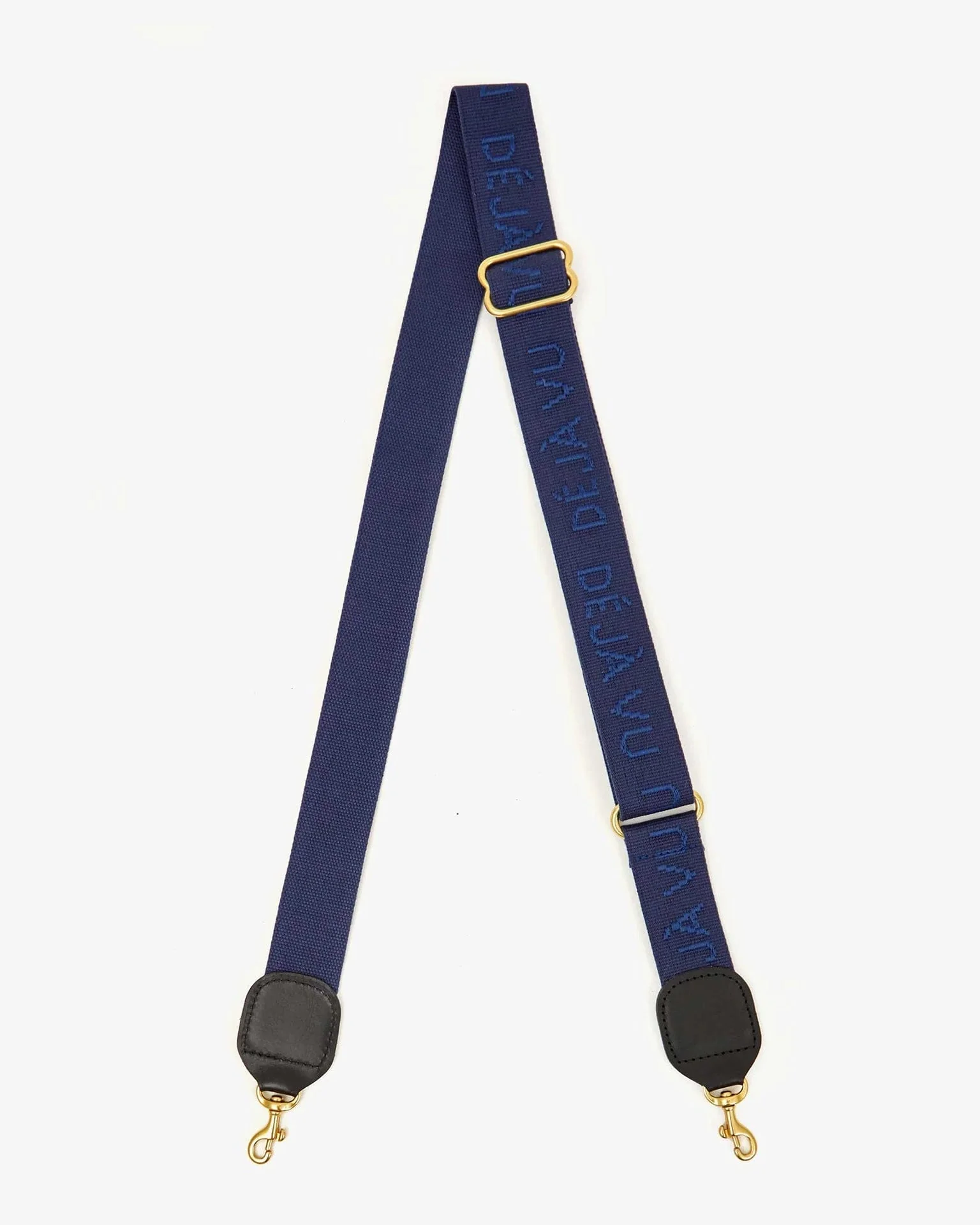 Deja Vu Adj Crossbody Strap in Navy Tonal