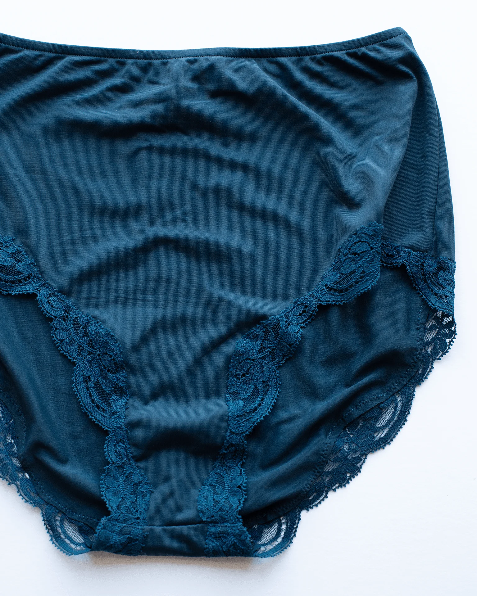 Del w/ Lace High Waist Brief in Juniper - Image 2