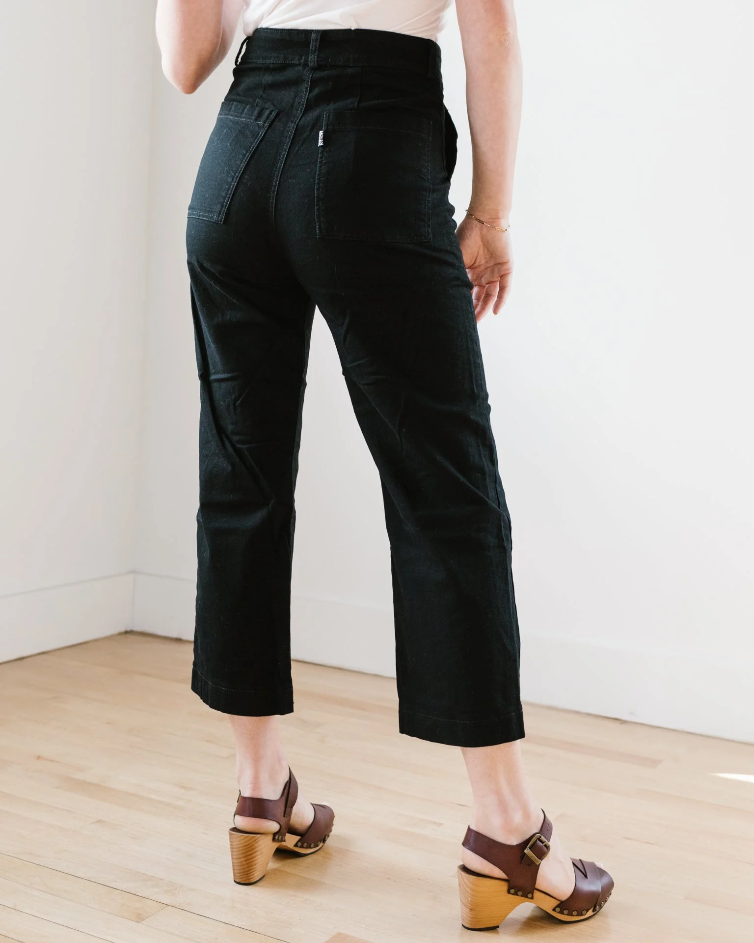 Denim Boiler Pant in Black - Image 3