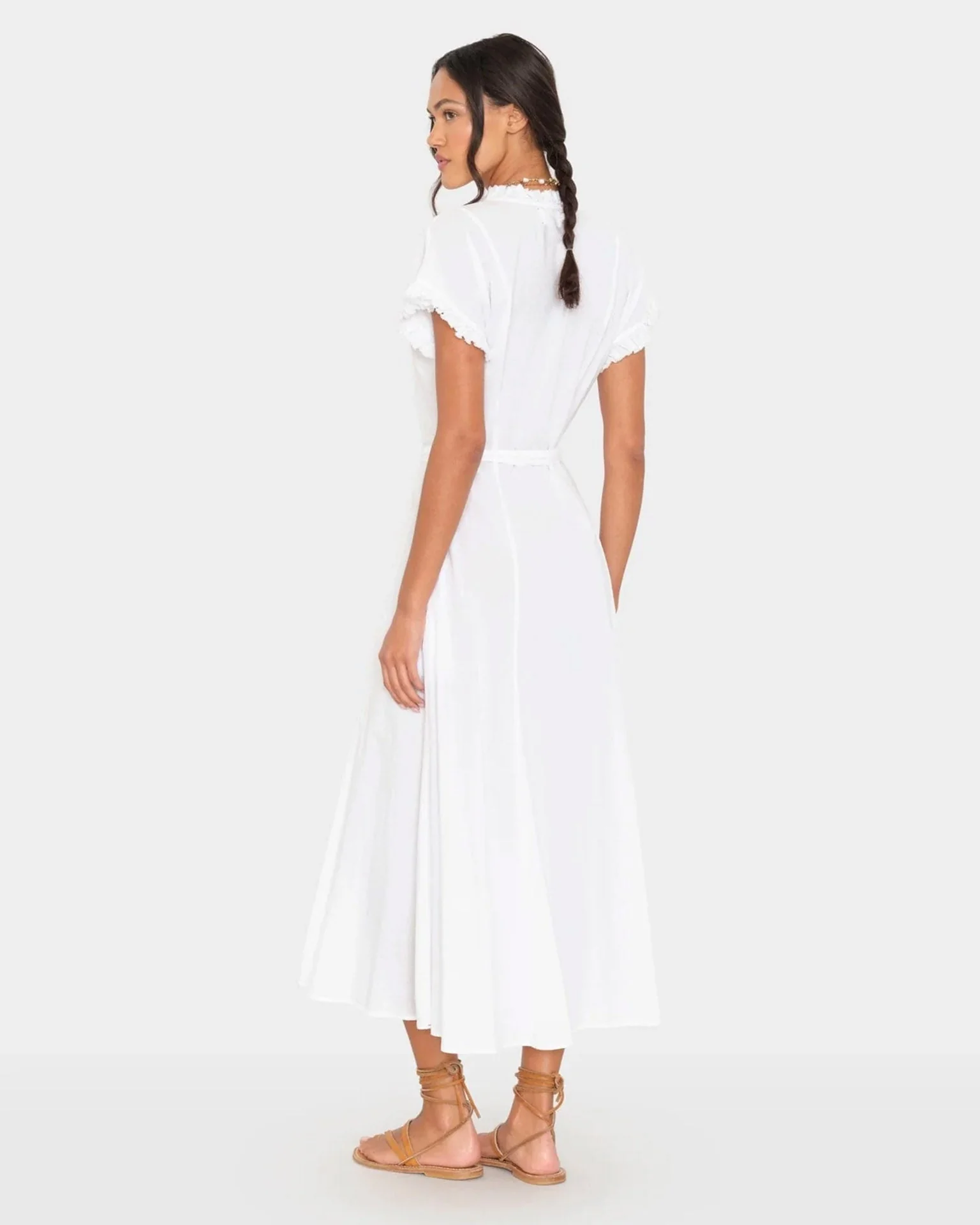 Dixie Dress in White - Image 2