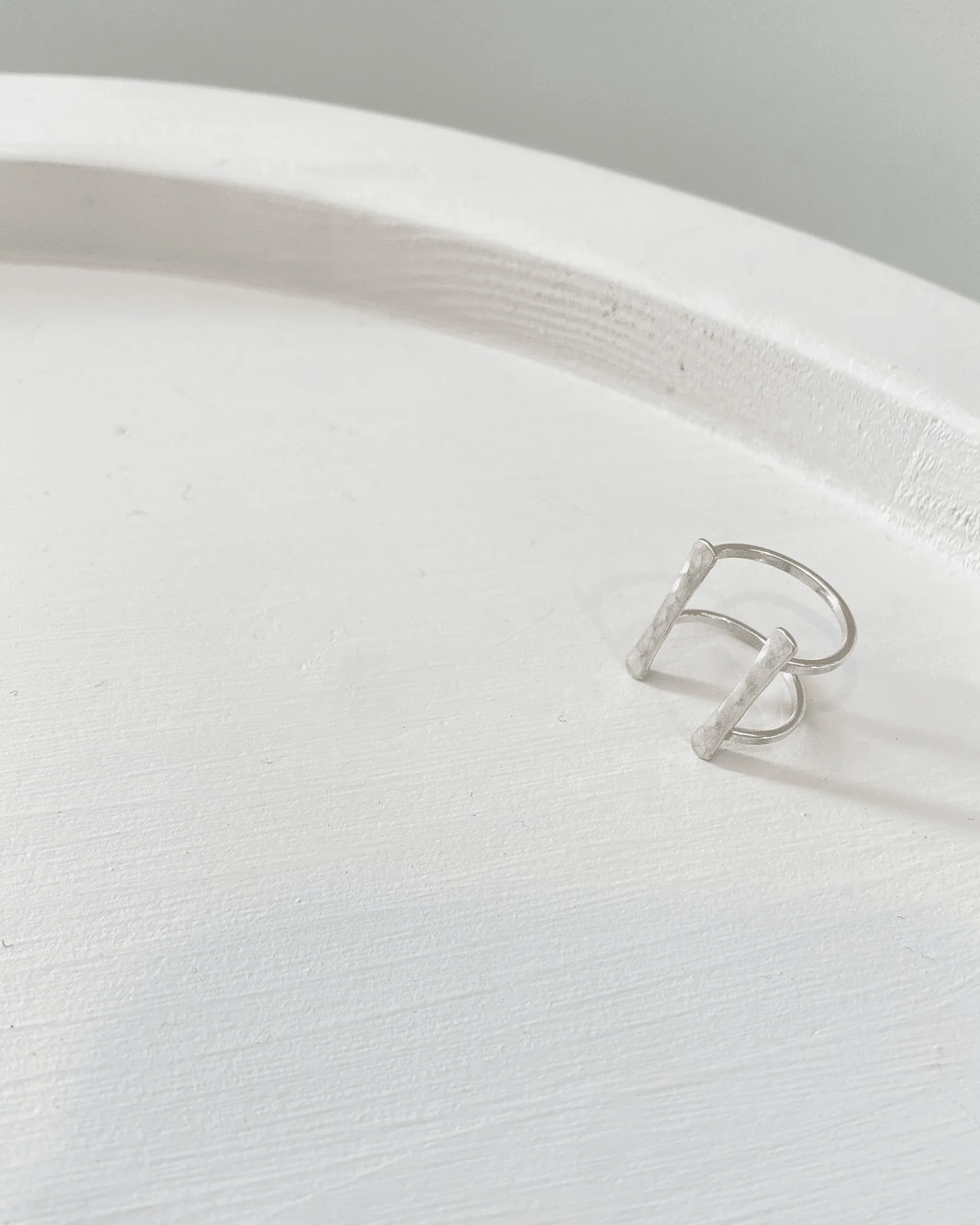 Double Bar Ring in Silver