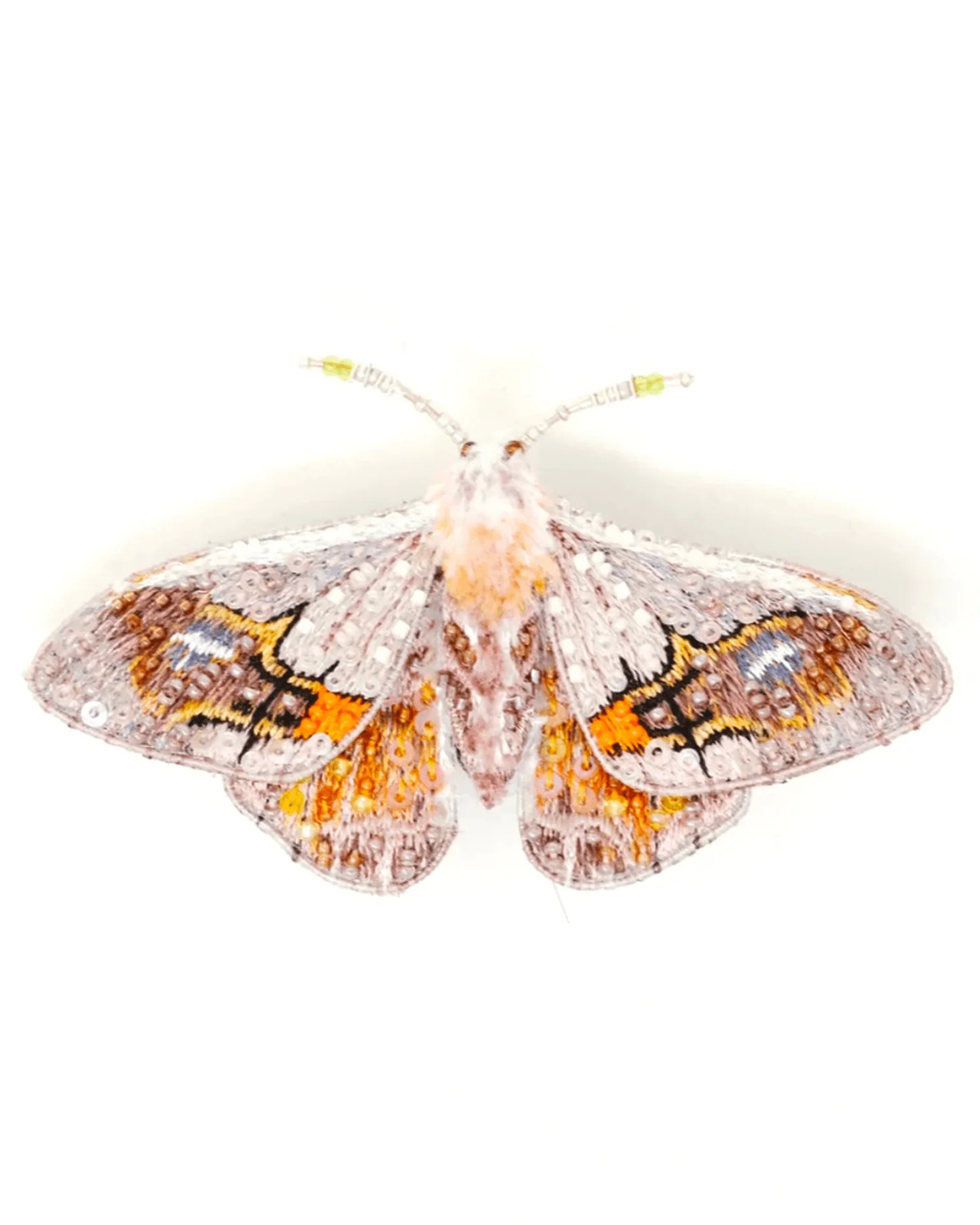 Drepanid Moth Brooch Pin