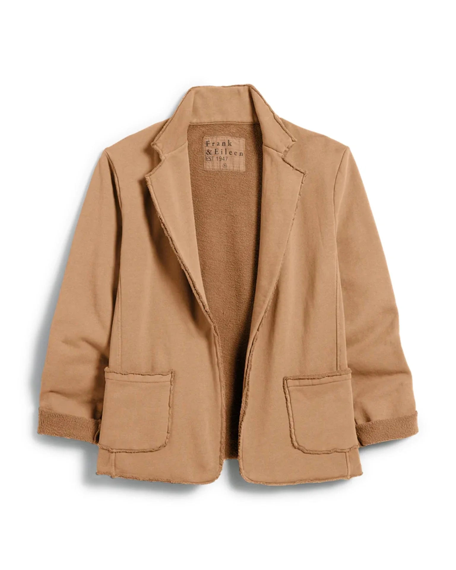 Dublin - Knit Blazer in Camel - Image 4