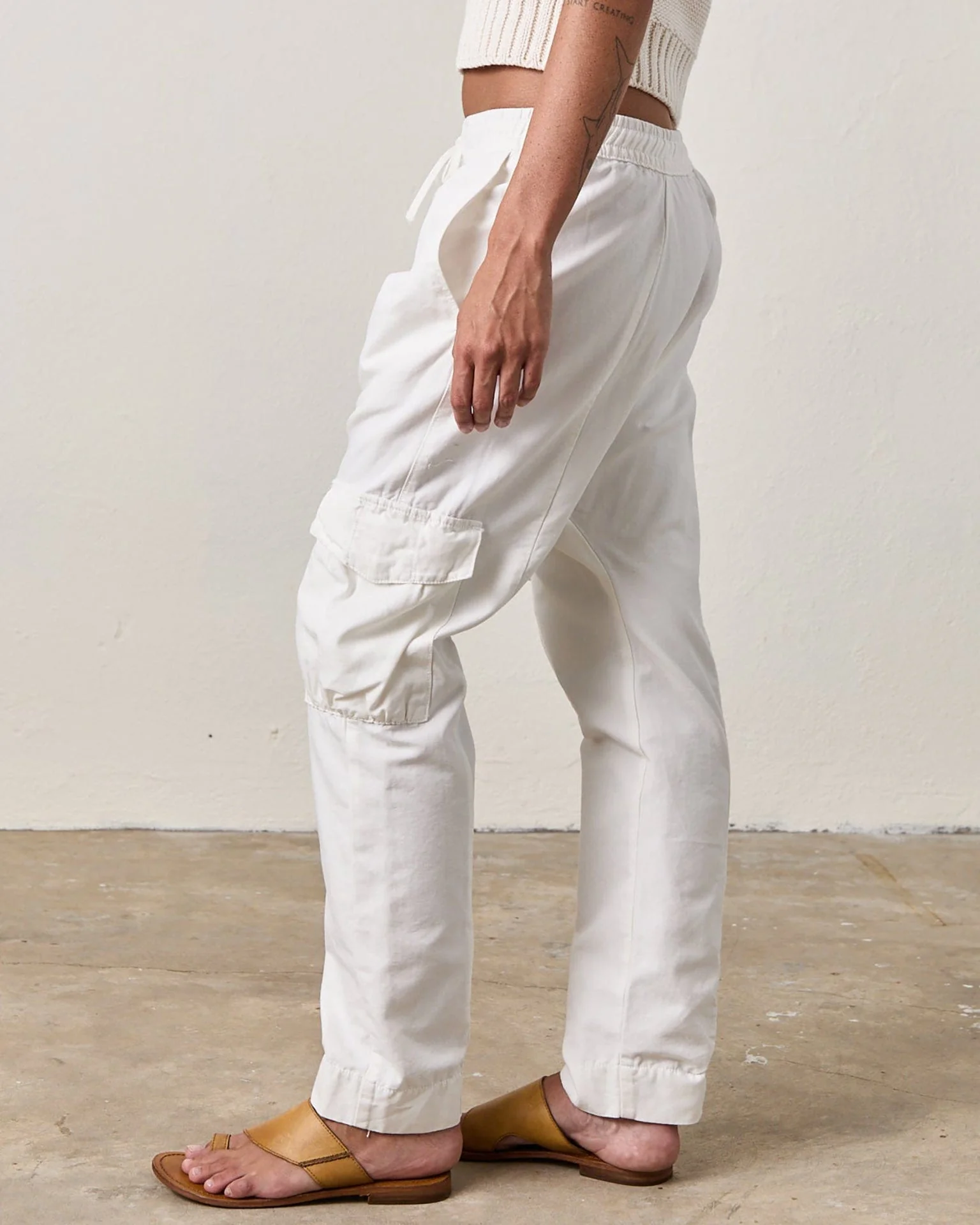Eddy Pants in Soft White - Image 3