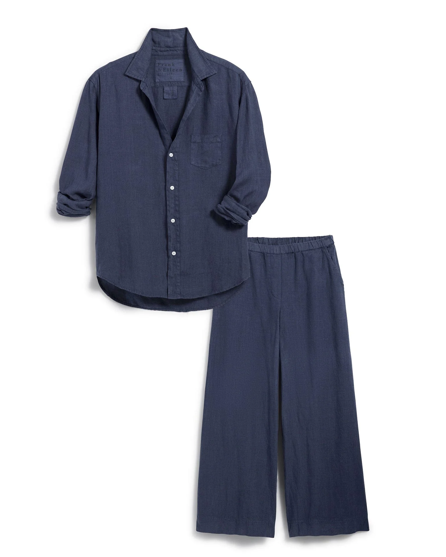 Tuscany Linen Set in Navy - Image 2