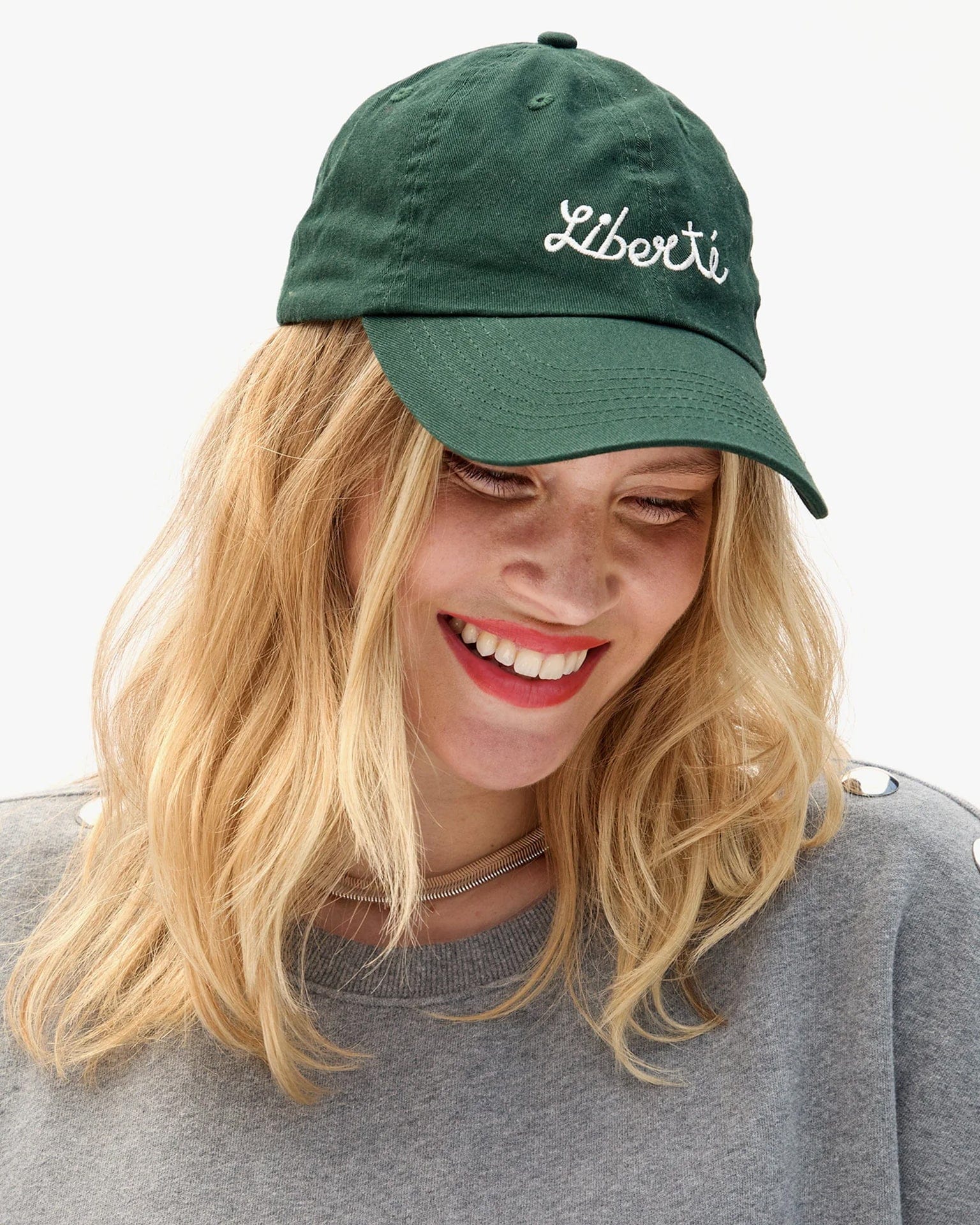 Emb Liberte Baseball Hat in Forest - Image 2