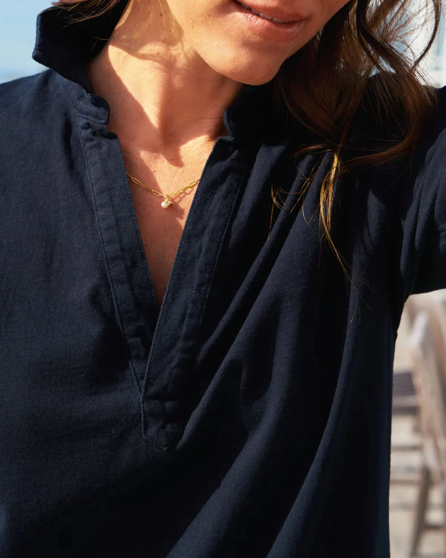Emma - SS Henley Maxi Dress in British Royal Navy - Image 3