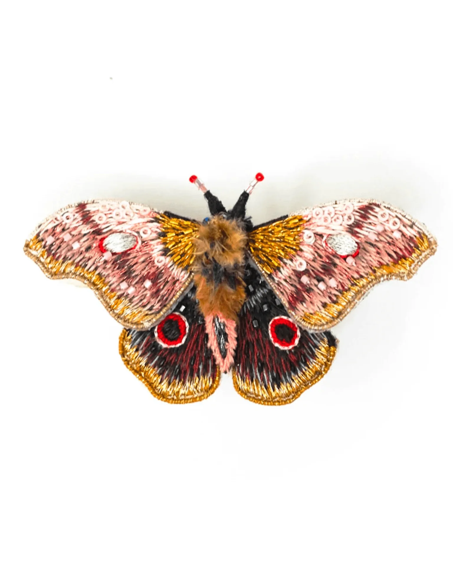 Emperor Mopane Moth Brooch Pin
