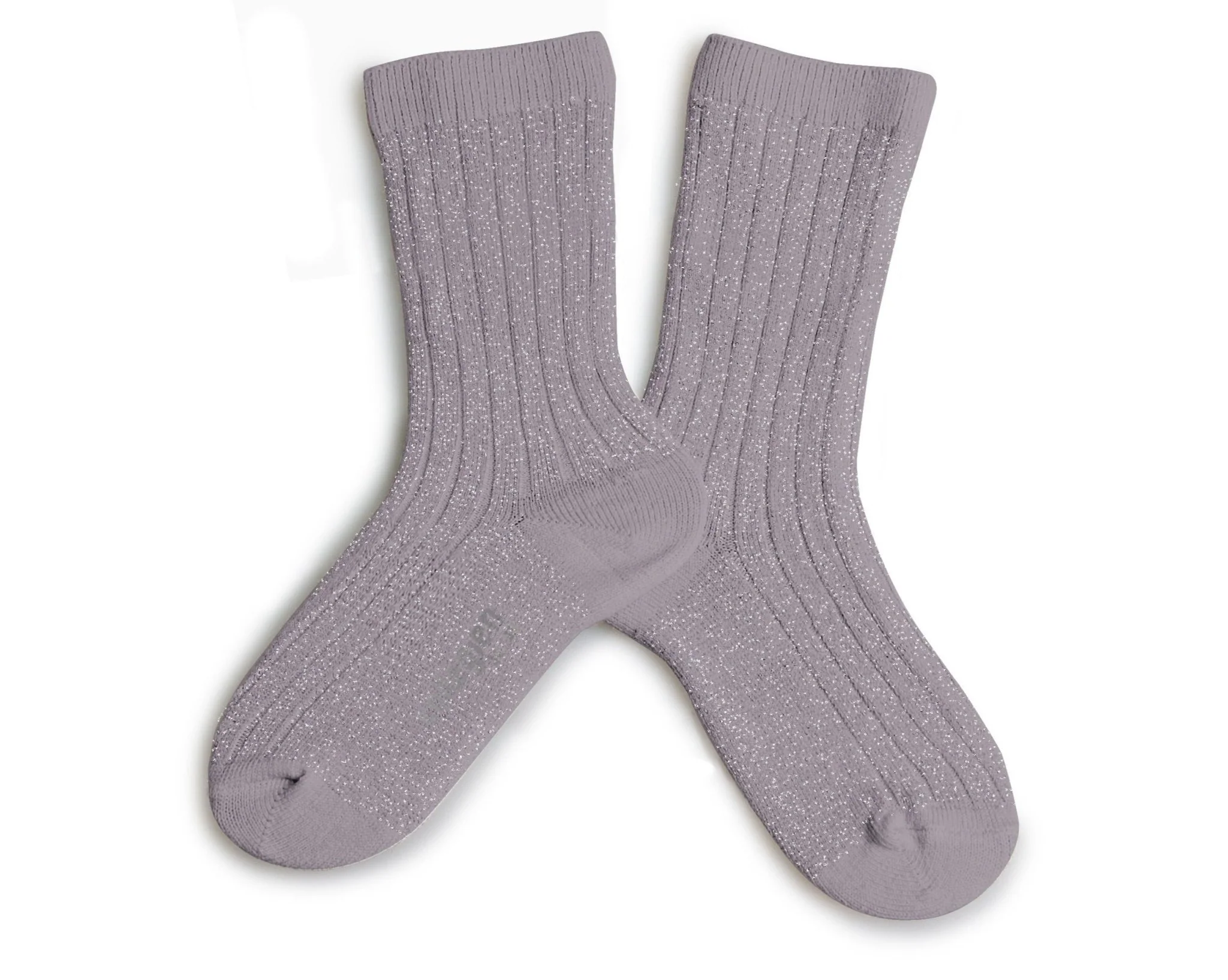 Victorie Extra Soft Glittery Socks in Glycine Du Japon