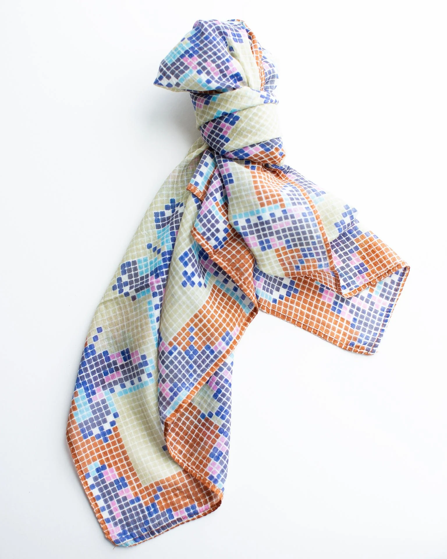 Fairytale Emb 90x90 Bandana in Lichy