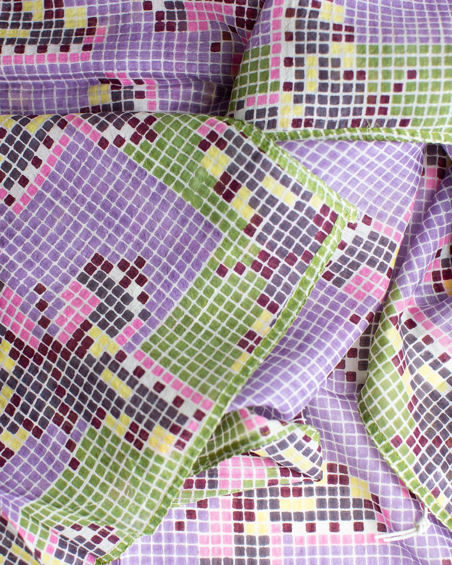 Fairytale Emb 90x90 Bandana in Lilac - Image 2