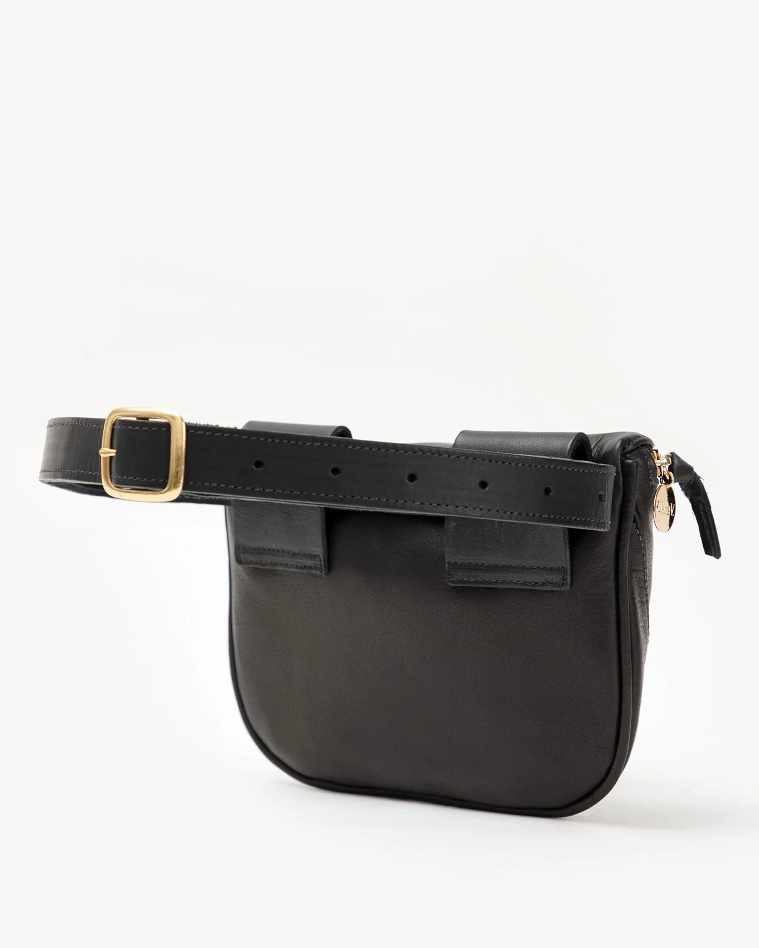 Fanny Pack in Black Vlvt Leather - Image 2