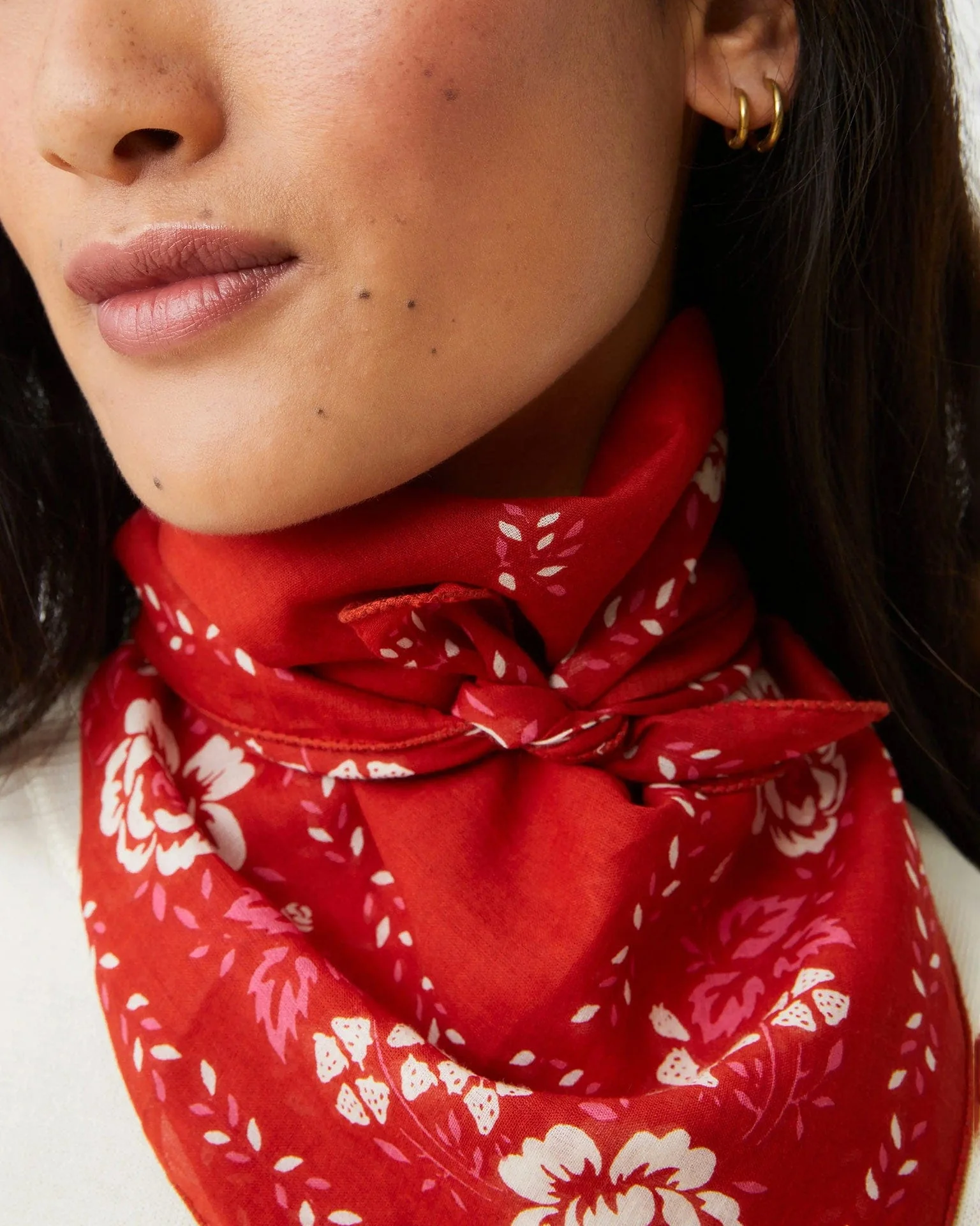Fichu Scarf No 652 in Tulip - Image 2