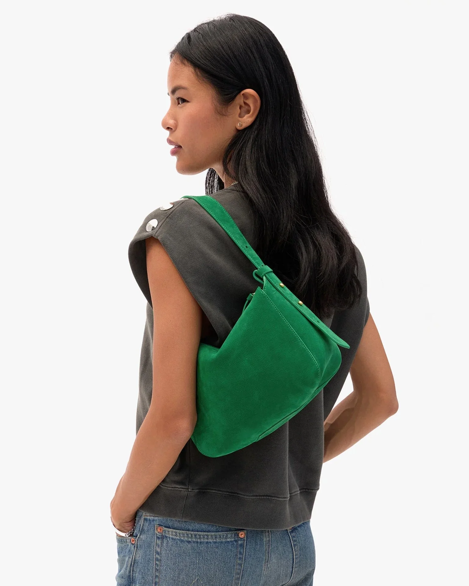 Fleurine - Smooth Nubuck in Deep Emerald - Image 4
