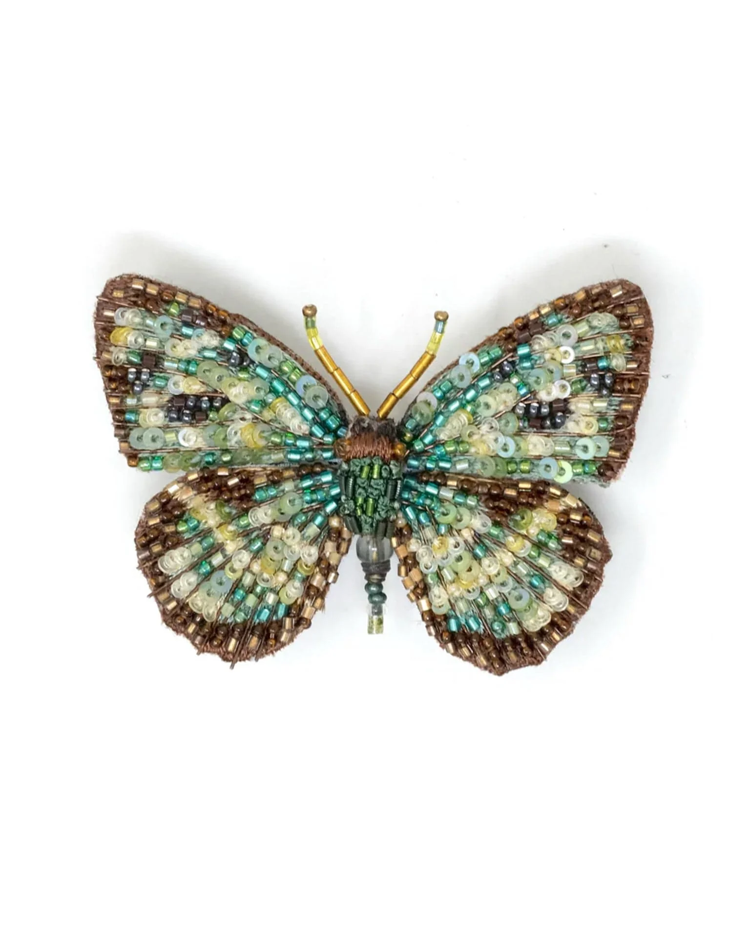 Four Spot Sailor Butterfly Brooch Pin