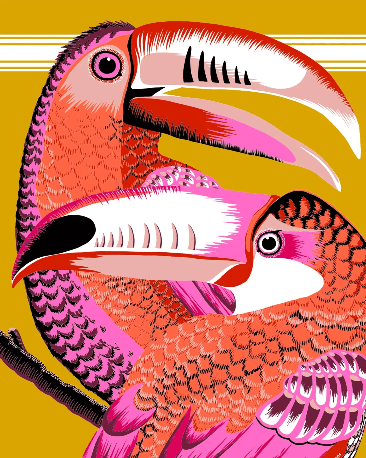 Fouta 100 Toucan in Yellow - Image 3