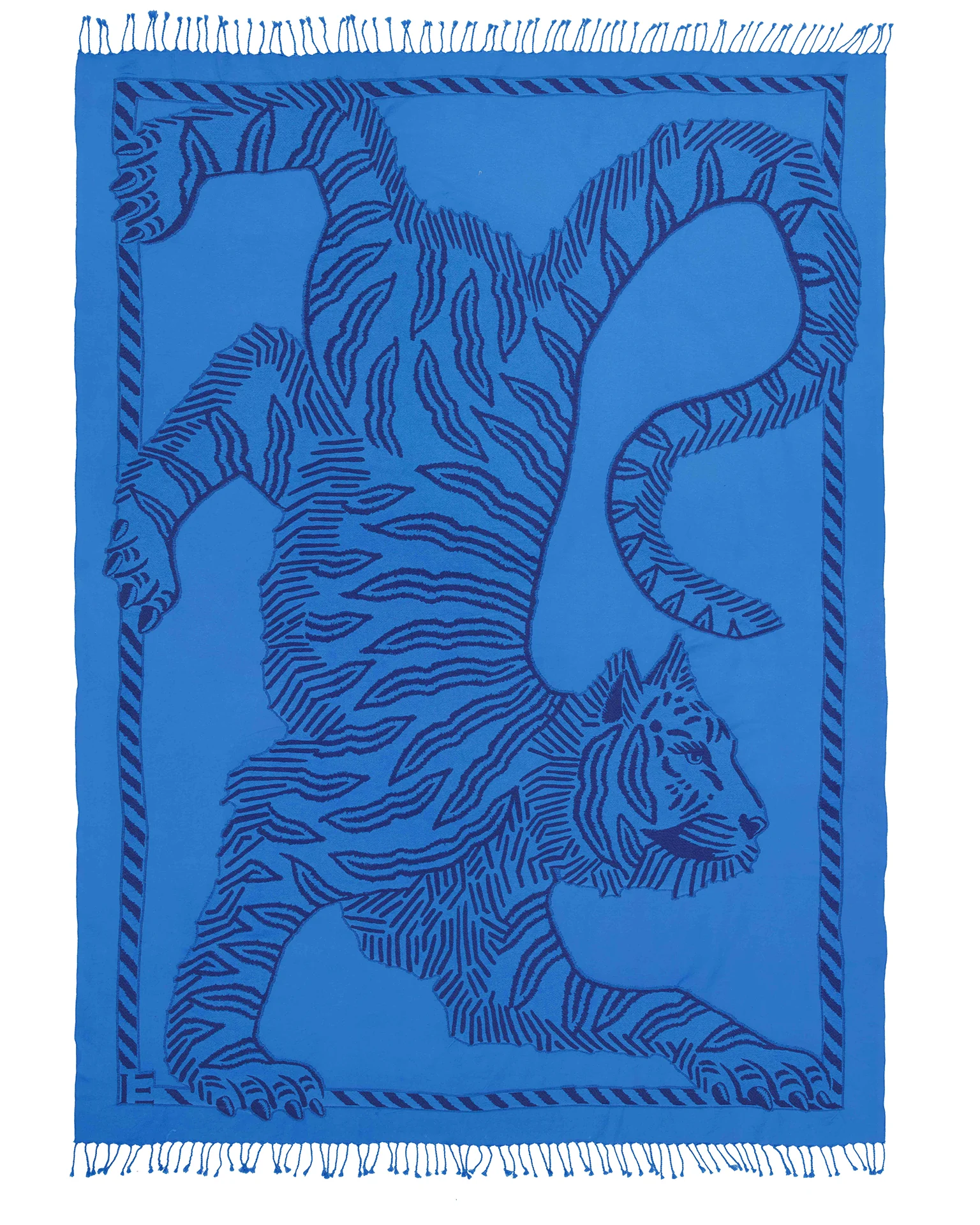 Fouta 140 3D Mantra in Blue - Image 2