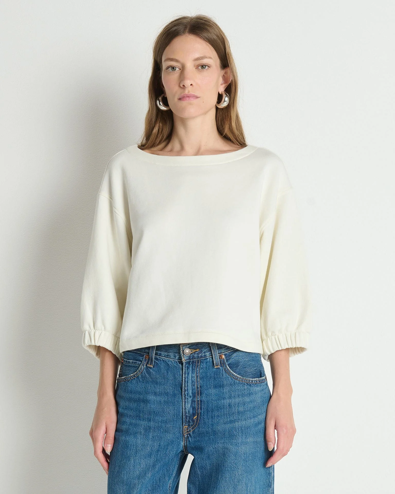 Geri Sweatshirt in Porcelain