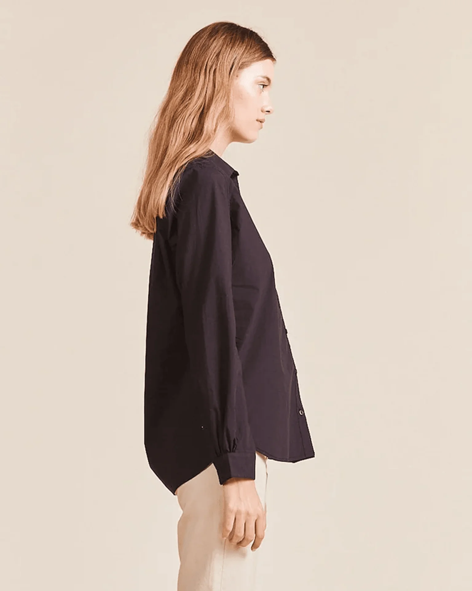 Grace Classic Shirt in Black - Image 3