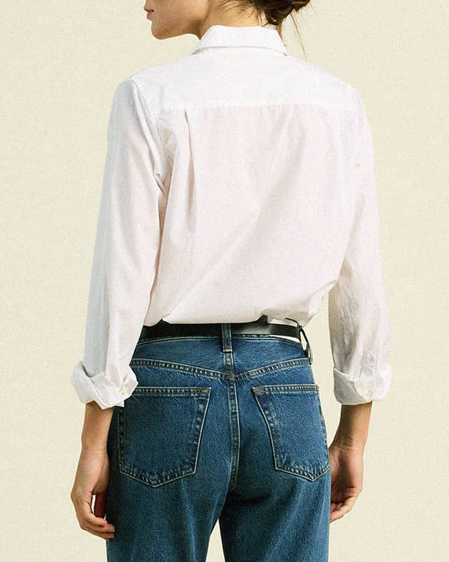 Grace Classic Shirt in White - Image 3