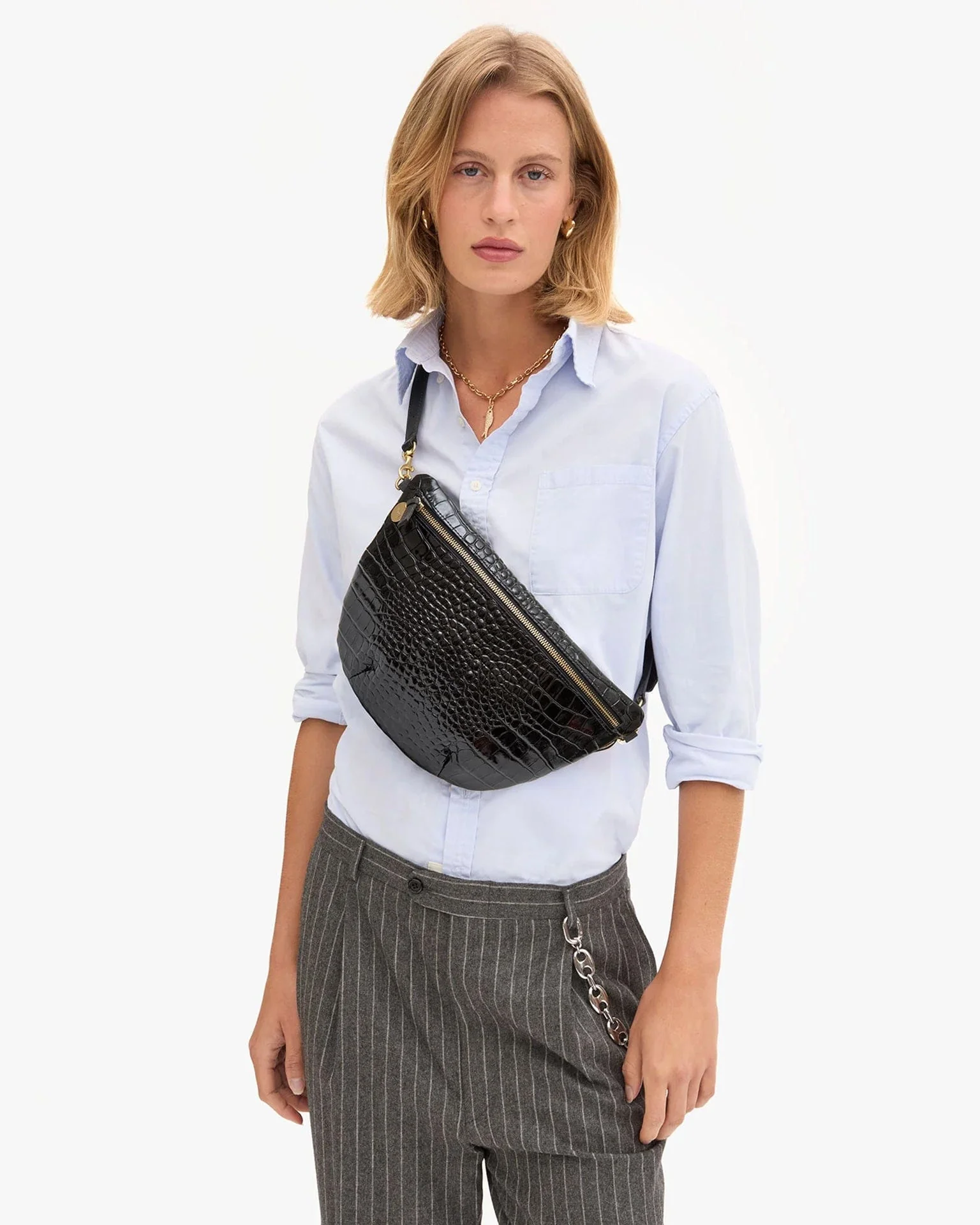 Grande Fanny - Croco in Black - Image 2